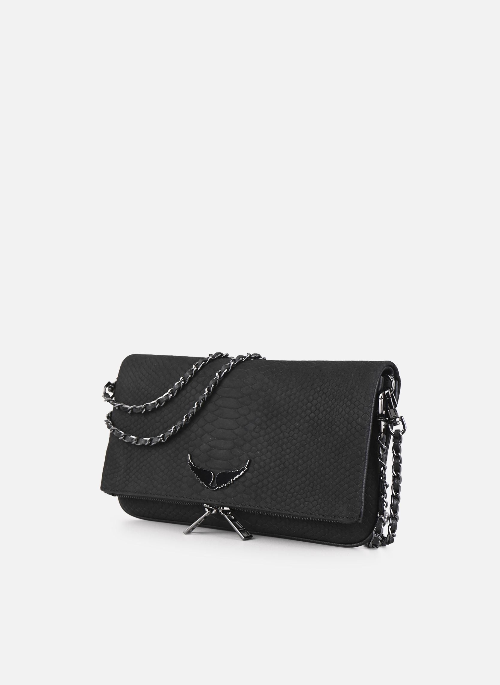 Schoudertassen Rock Soft Savage dames zwart Zadig & Voltaire Schoudertassen Rock Soft Savage dames zwart NOIR
