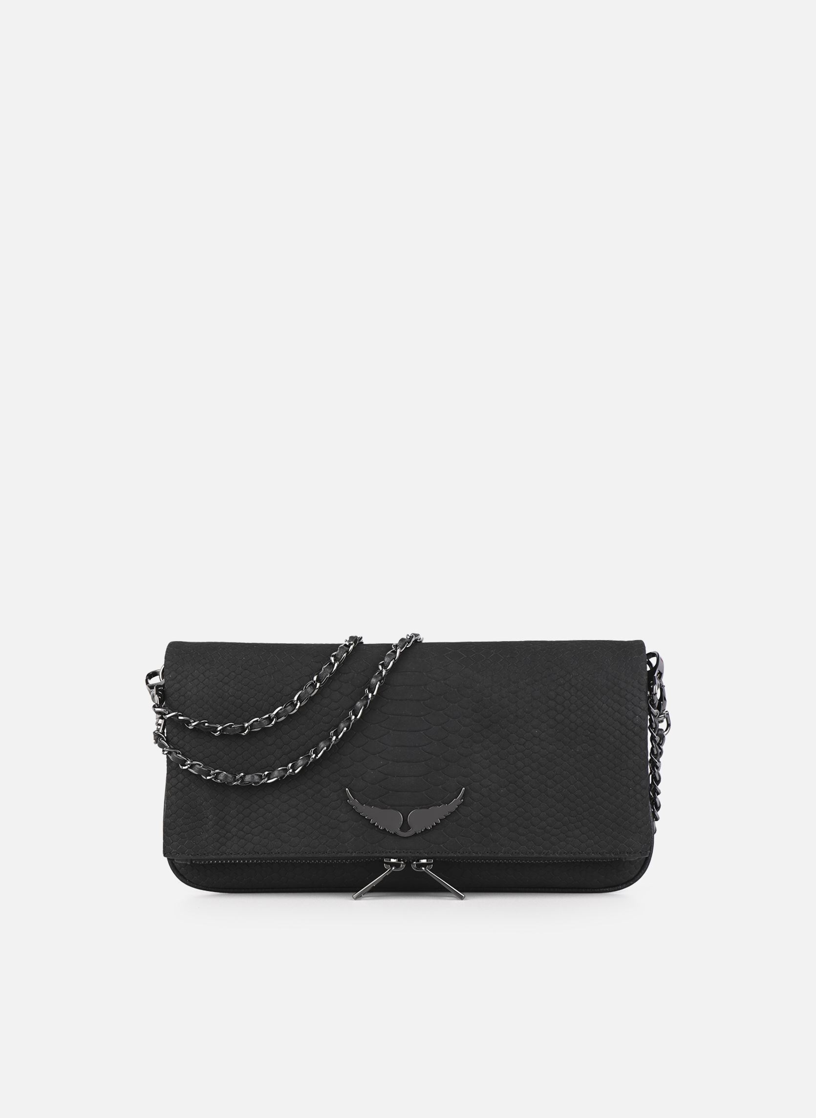 Schoudertassen Rock Soft Savage dames zwart Zadig & Voltaire Schoudertassen Rock Soft Savage dames zwart NOIR