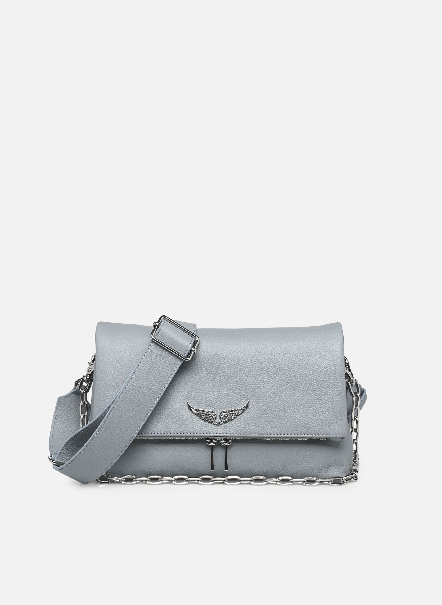 Sacs bandoulière Rocky Grained Leather femme bleu Zadig & Voltaire Sacs bandoulière Rocky Grained Leather femme bleu BREEZE