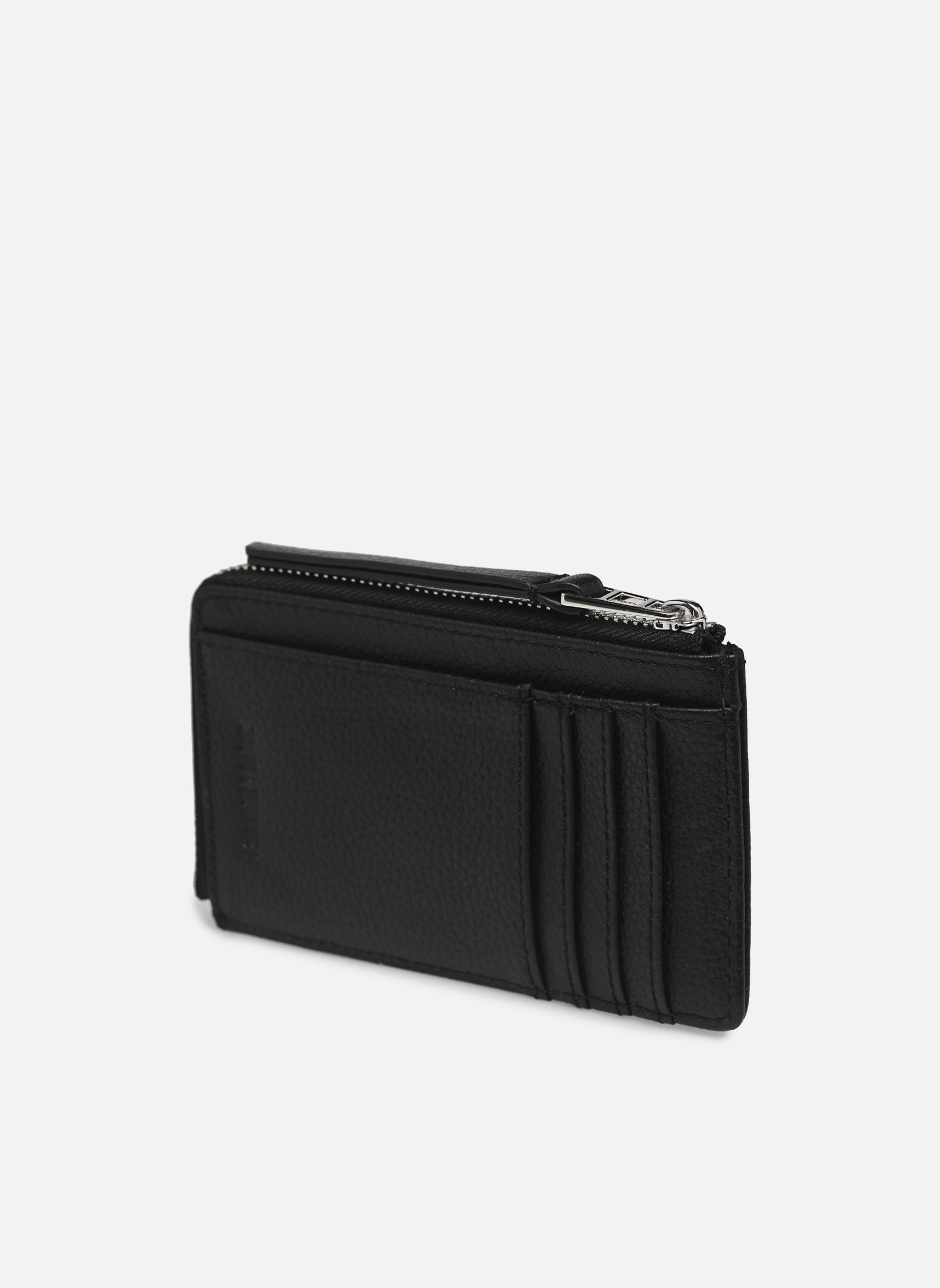 Tarjeteros Zv Card Grained Leather mujer negro Zadig & Voltaire Tarjeteros Zv Card Grained Leather mujer negro BLACK SILVER