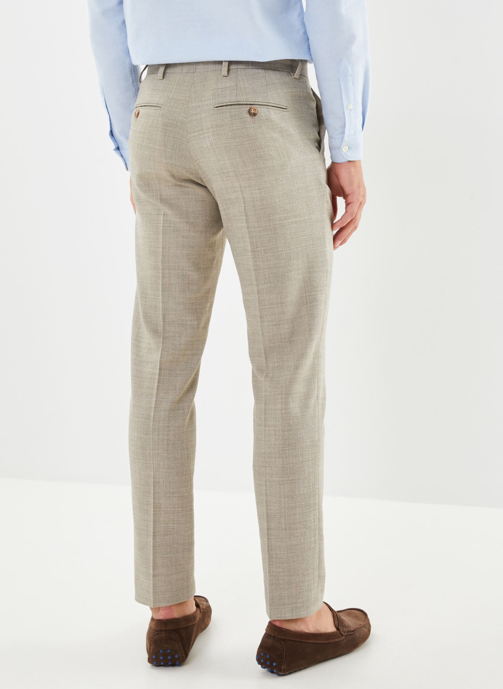 Pantalons de costume Slhslim-Oasis Linen Trs B Noos homme beige Selected Homme Pantalons de costume Slhslim-Oasis Linen Trs B Noos homme beige SAND