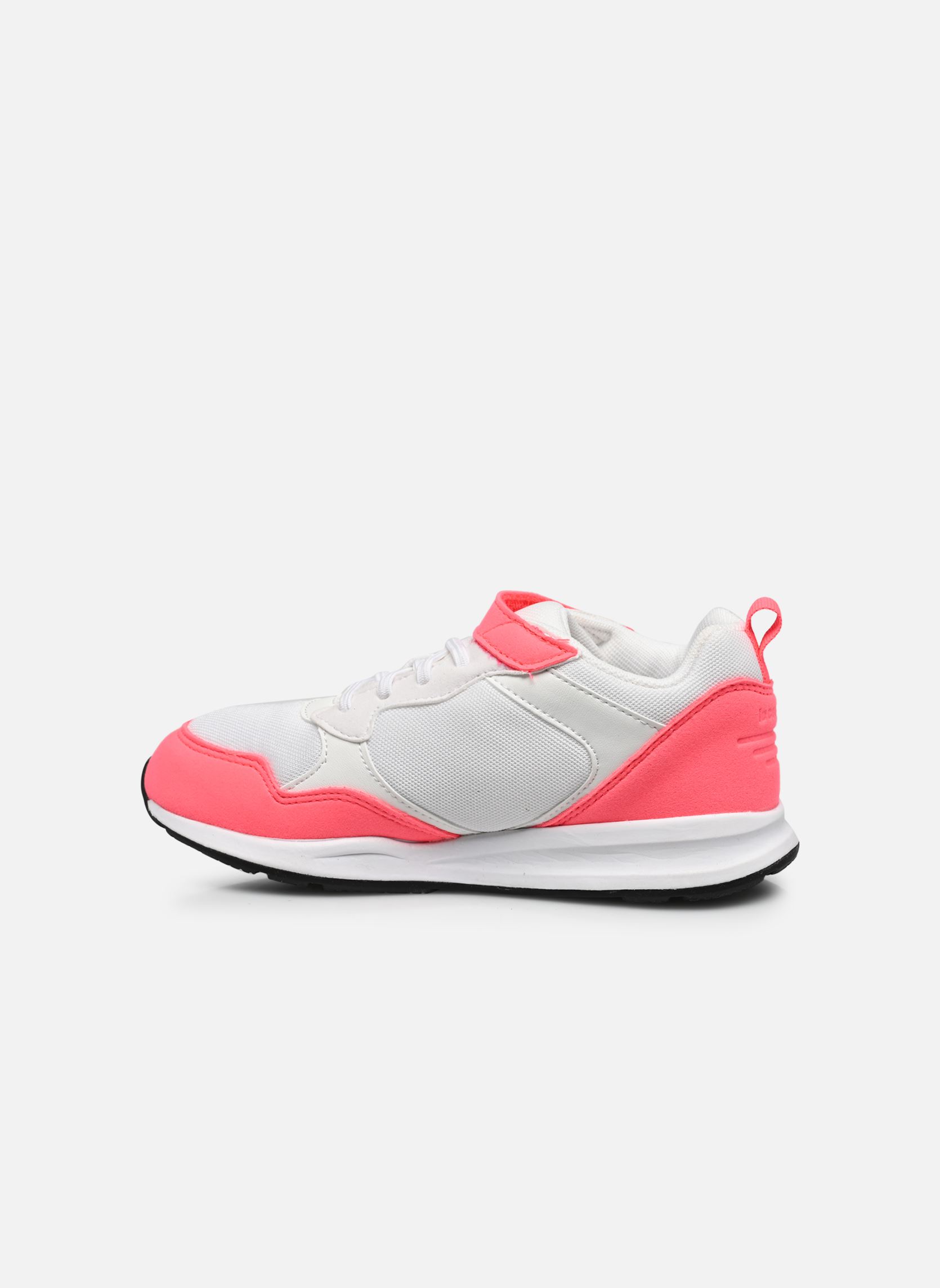 Baskets basses LCS R500 PS GIRL FLUO fille blanc Le Coq Sportif Baskets basses LCS R500 PS GIRL FLUO fille blanc optical white/diva pink