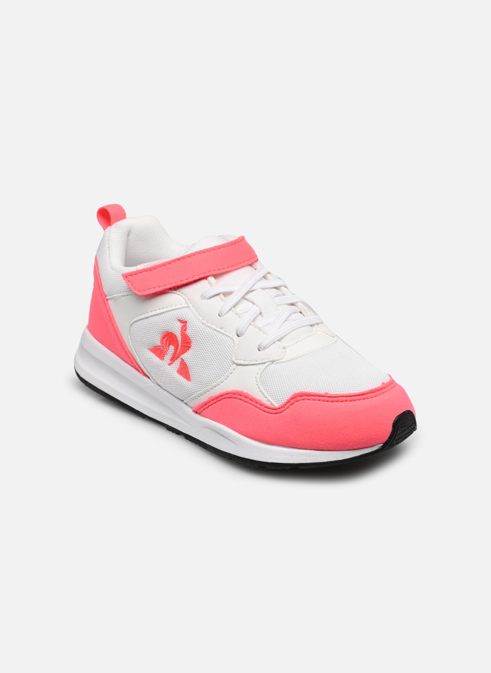 Baskets basses LCS R500 PS GIRL FLUO fille blanc Le Coq Sportif Baskets basses LCS R500 PS GIRL FLUO fille blanc optical white/diva pink
