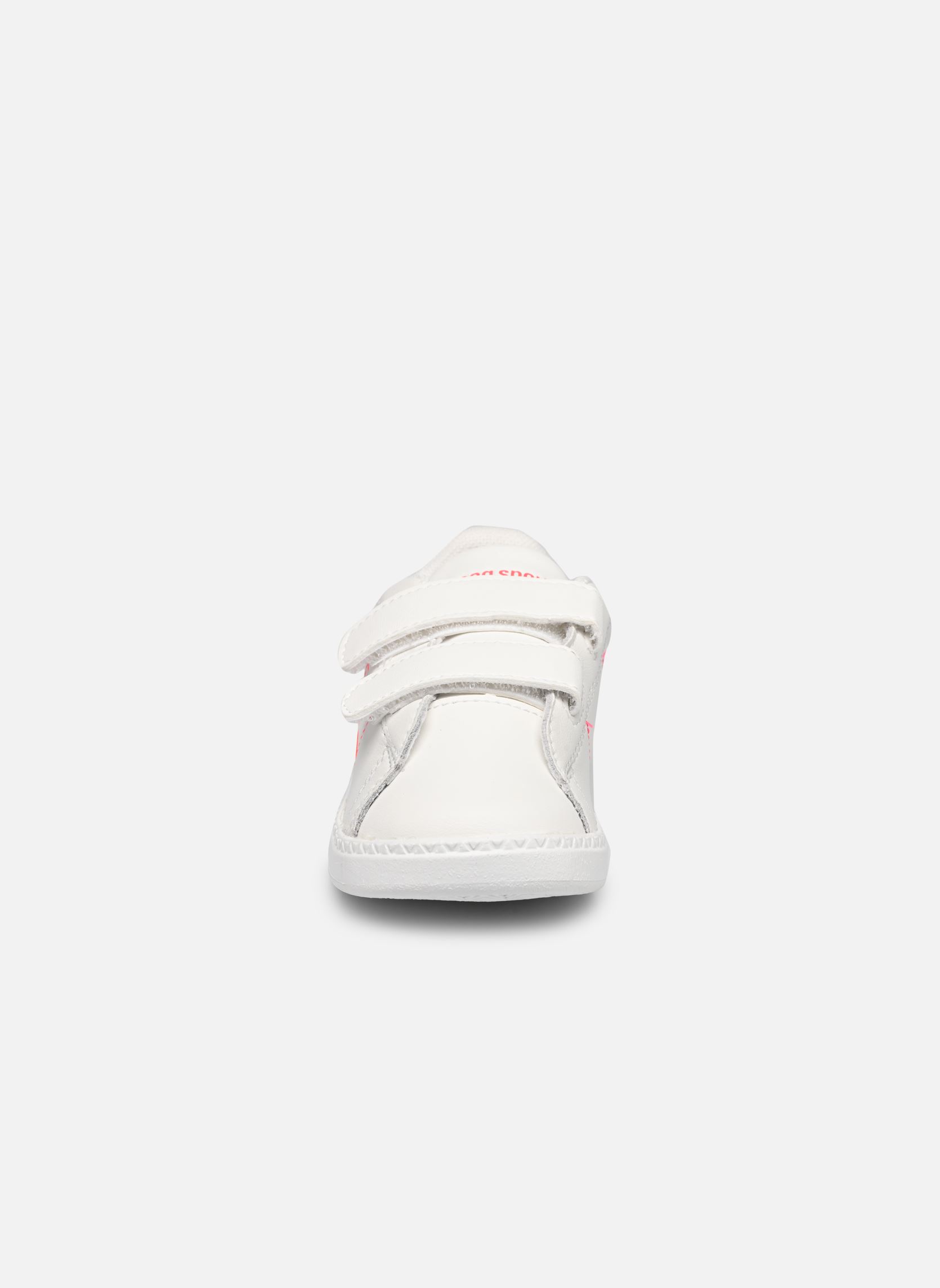 Baskets basses COURTCLASSIC INF GIRL FLUO fille blanc Le Coq Sportif Baskets basses COURTCLASSIC INF GIRL FLUO fille blanc Optical White