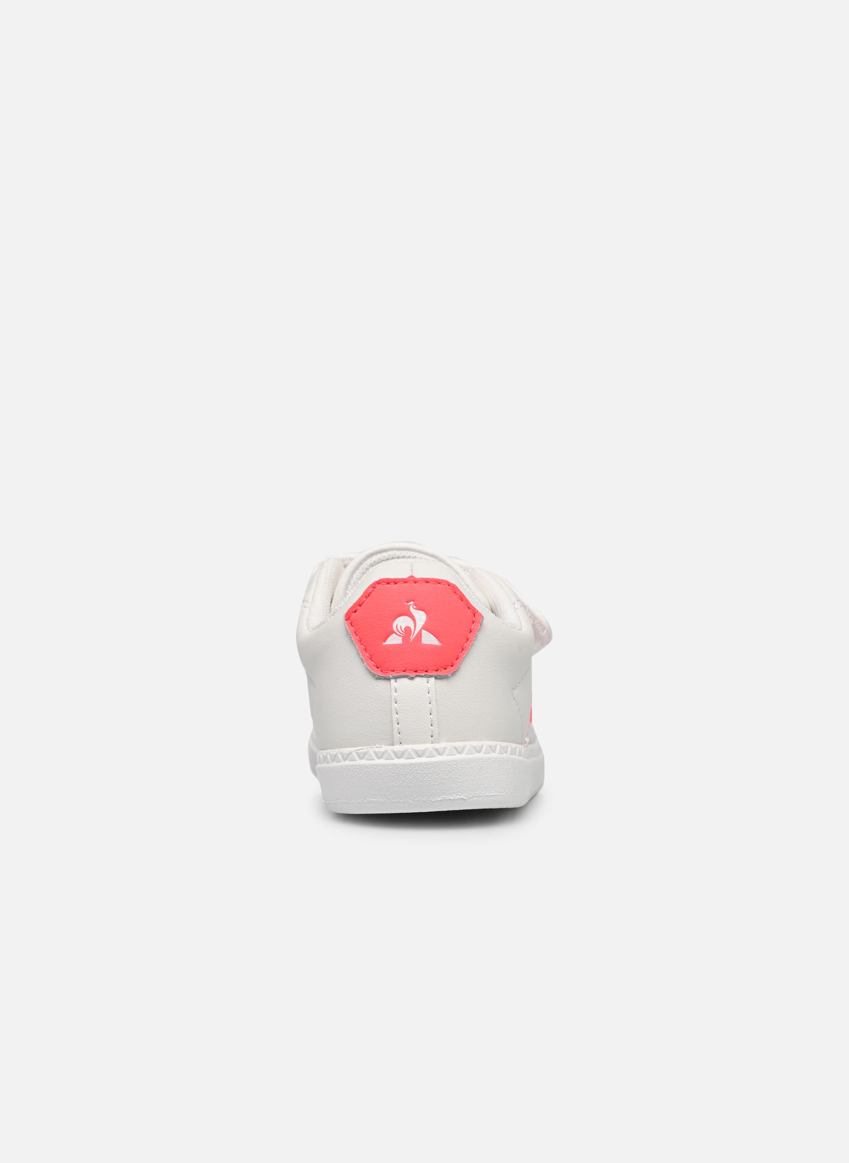 Baskets basses COURTCLASSIC INF GIRL FLUO fille blanc Le Coq Sportif Baskets basses COURTCLASSIC INF GIRL FLUO fille blanc Optical White