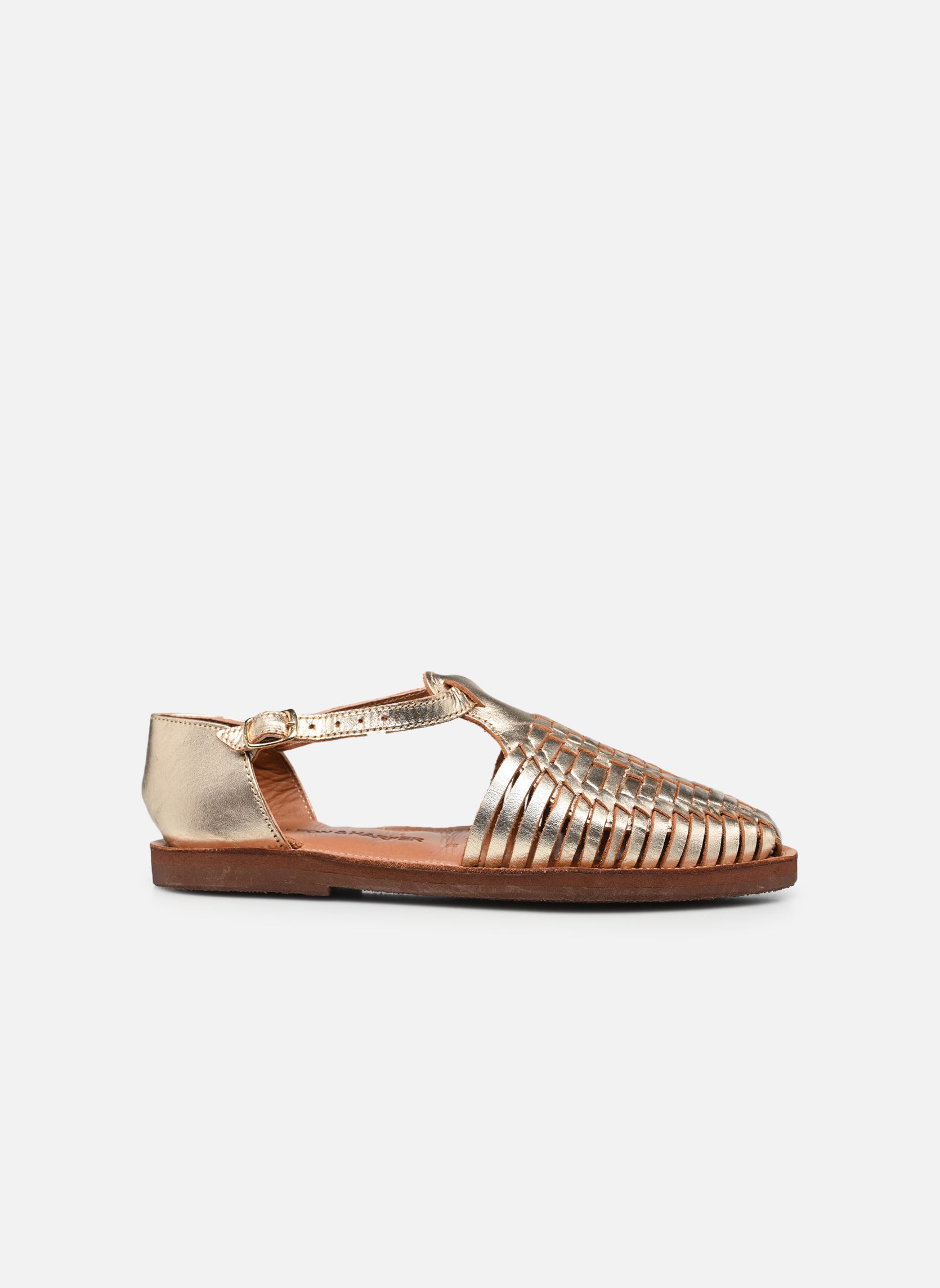 Sandalen Acapulco AS14 P23 damen gold und bronze Leon & Harper Sandalen Acapulco AS14 P23 damen gold und bronze GOLD