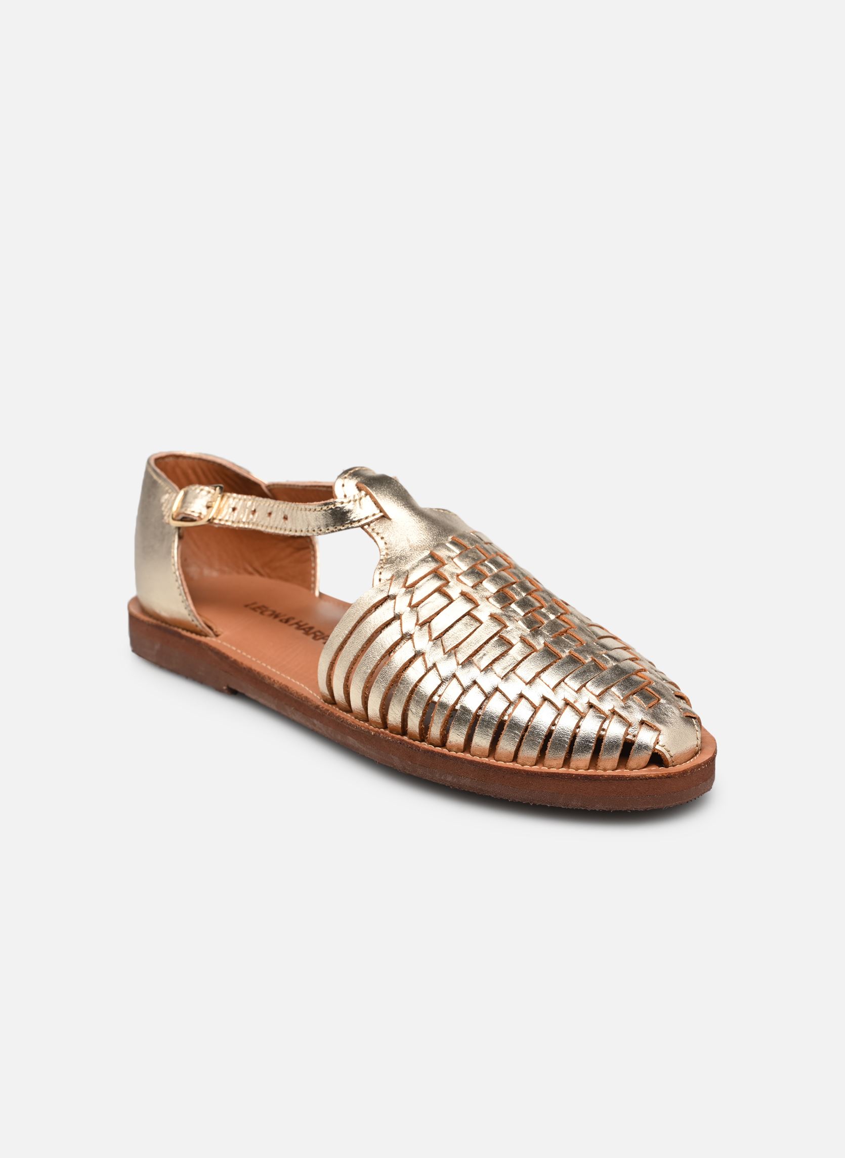 Sandalen Acapulco AS14 P23 damen gold und bronze Leon & Harper Sandalen Acapulco AS14 P23 damen gold und bronze GOLD