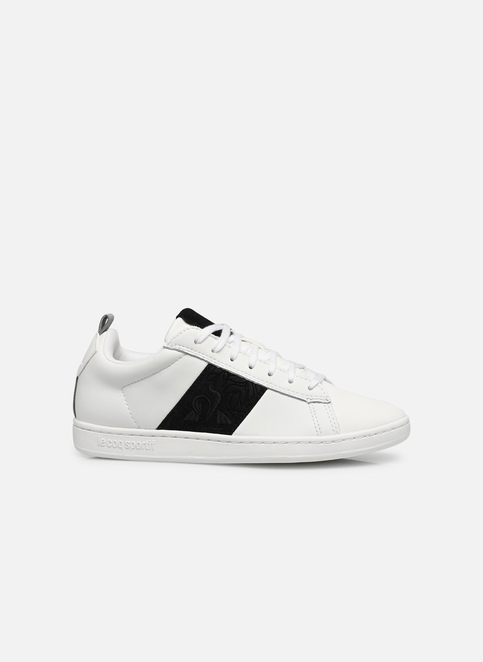 Niedrige Sneaker COURTCLASSIC W PLANTS damen blau Le Coq Sportif Niedrige Sneaker COURTCLASSIC W PLANTS damen blau Optical white/black