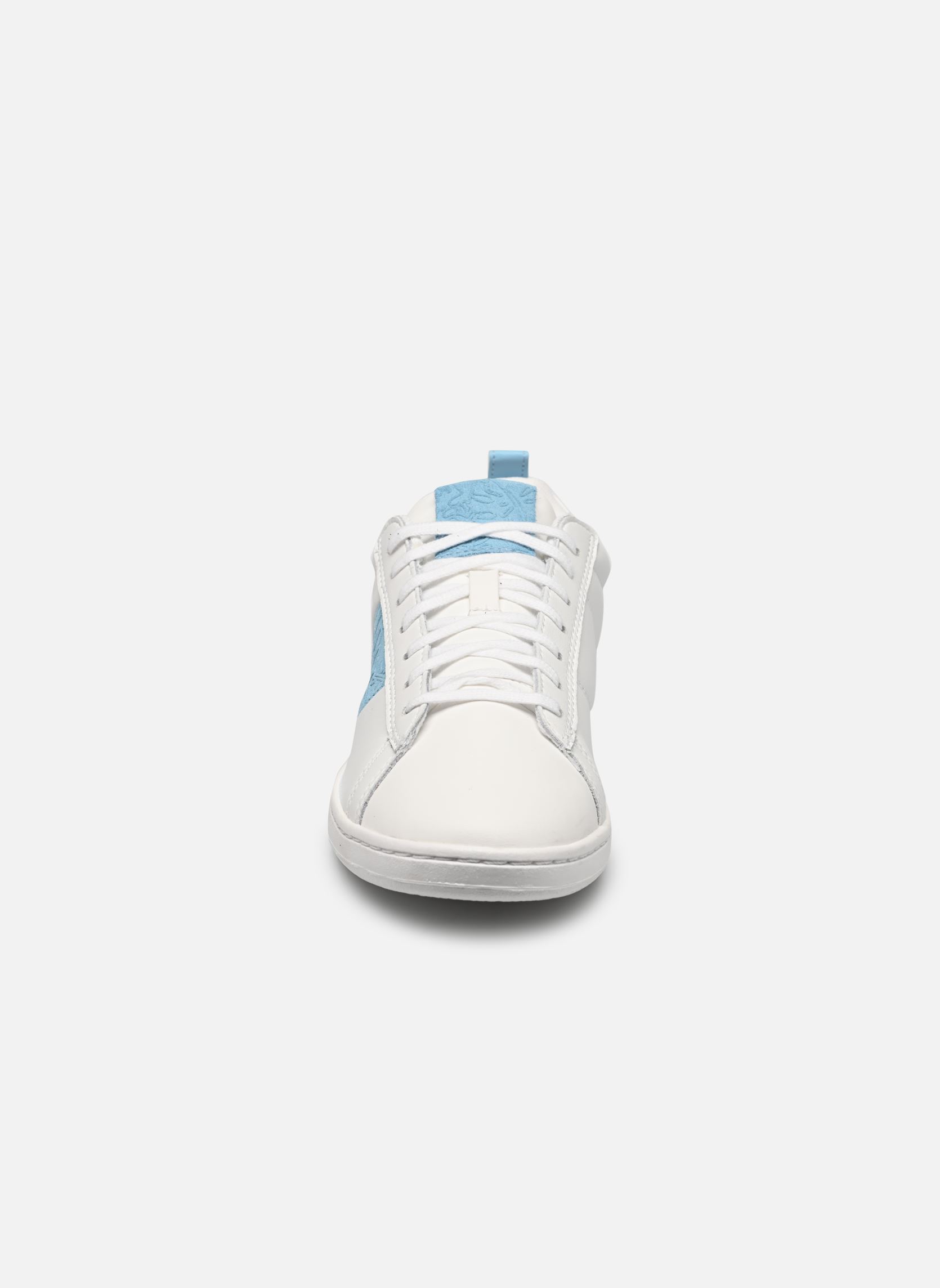 Baskets basses COURTCLASSIC W PLANTS femme blanc Le Coq Sportif Baskets basses COURTCLASSIC W PLANTS femme blanc optical white/sky blue