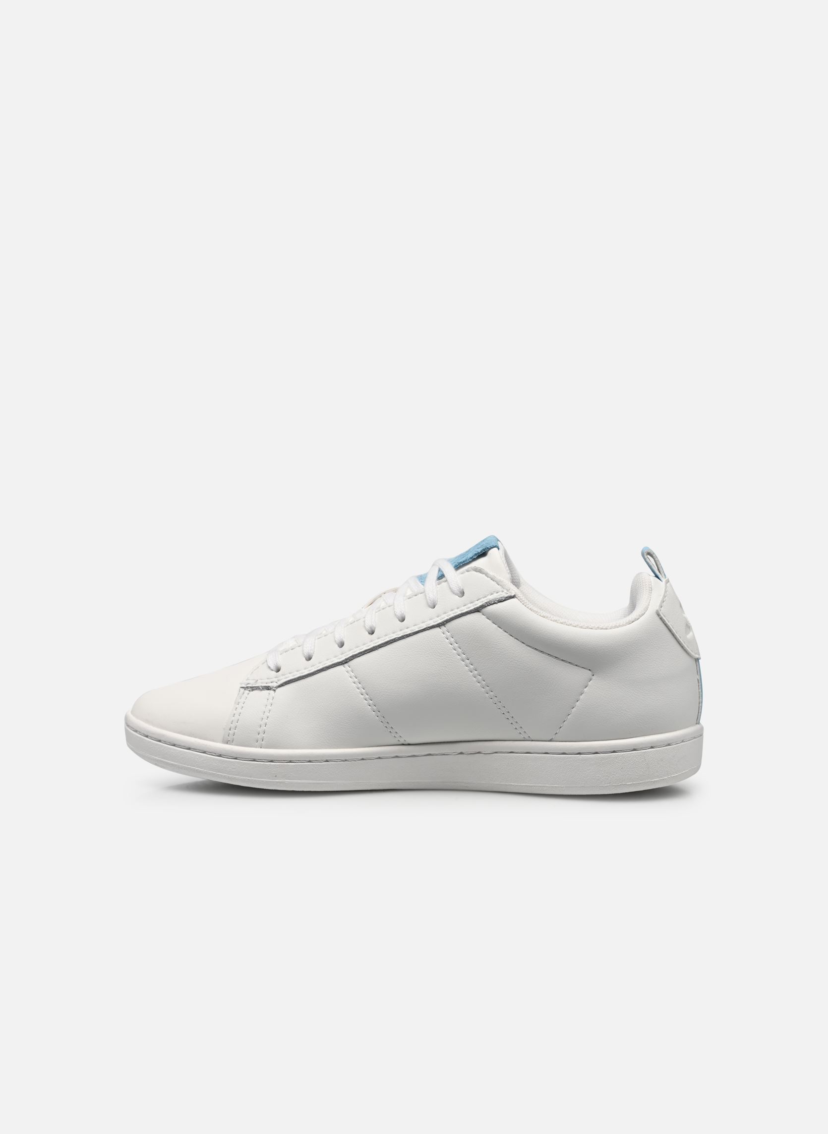 Baskets basses COURTCLASSIC W PLANTS femme blanc Le Coq Sportif Baskets basses COURTCLASSIC W PLANTS femme blanc optical white/sky blue