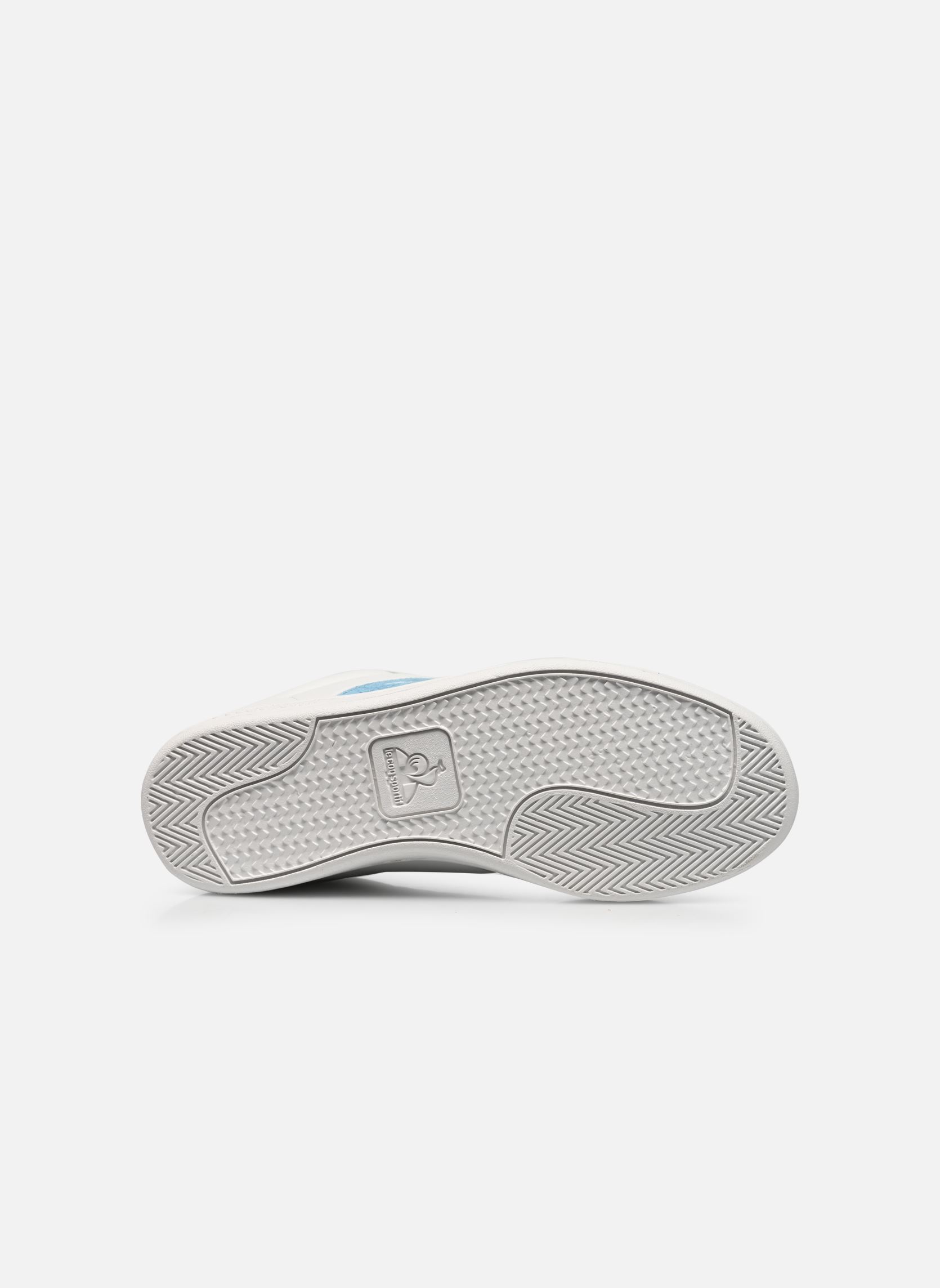 Baskets basses COURTCLASSIC W PLANTS femme blanc Le Coq Sportif Baskets basses COURTCLASSIC W PLANTS femme blanc optical white/sky blue