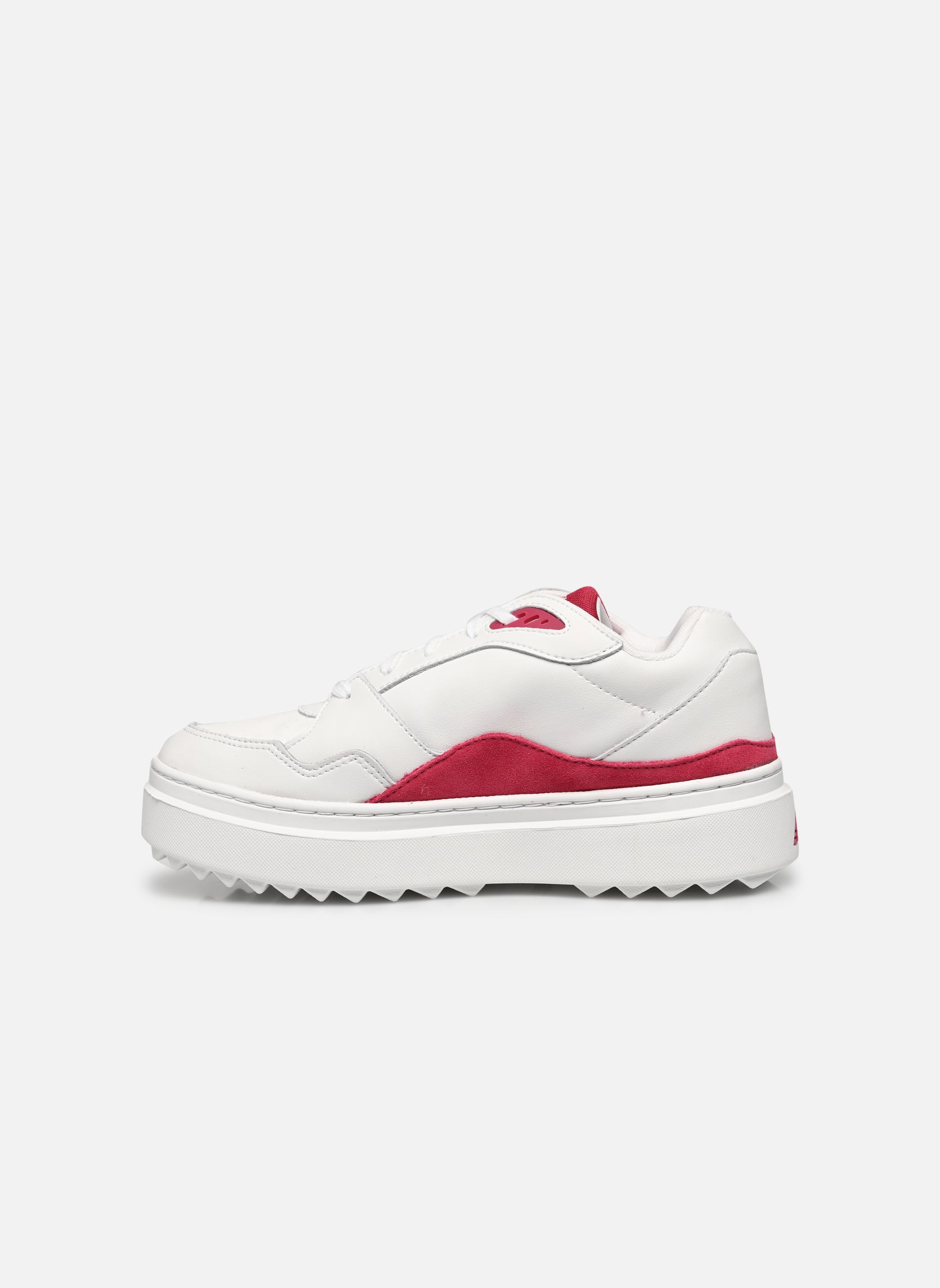 Niedrige Sneaker LCS T2000 W damen weiß Le Coq Sportif Niedrige Sneaker LCS T2000 W damen weiß optical white/cerise