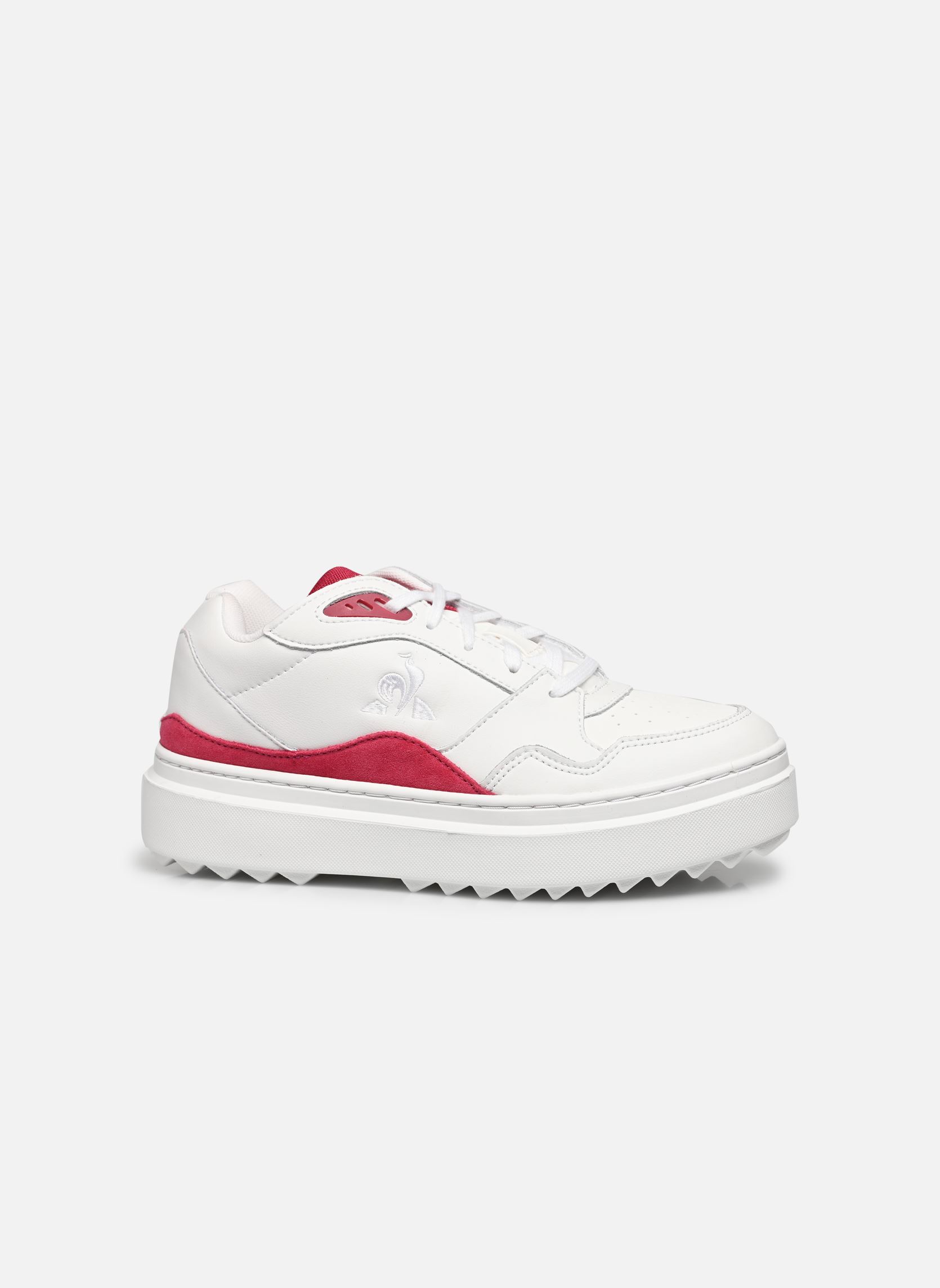 Niedrige Sneaker LCS T2000 W damen weiß Le Coq Sportif Niedrige Sneaker LCS T2000 W damen weiß optical white/cerise