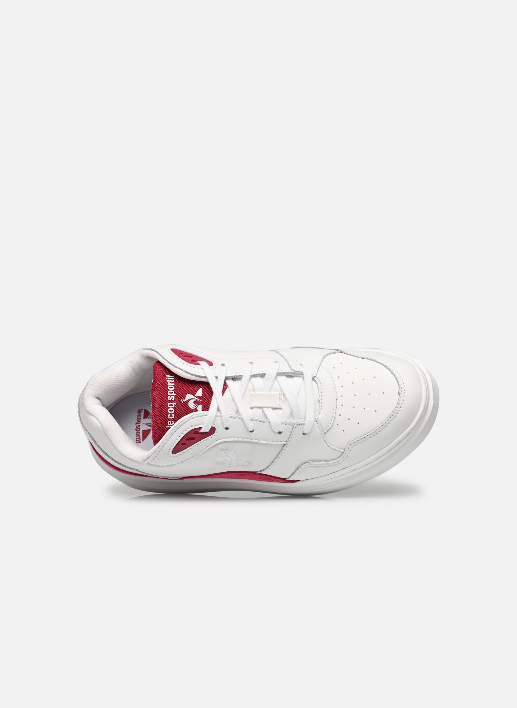 Niedrige Sneaker LCS T2000 W damen weiß Le Coq Sportif Niedrige Sneaker LCS T2000 W damen weiß optical white/cerise