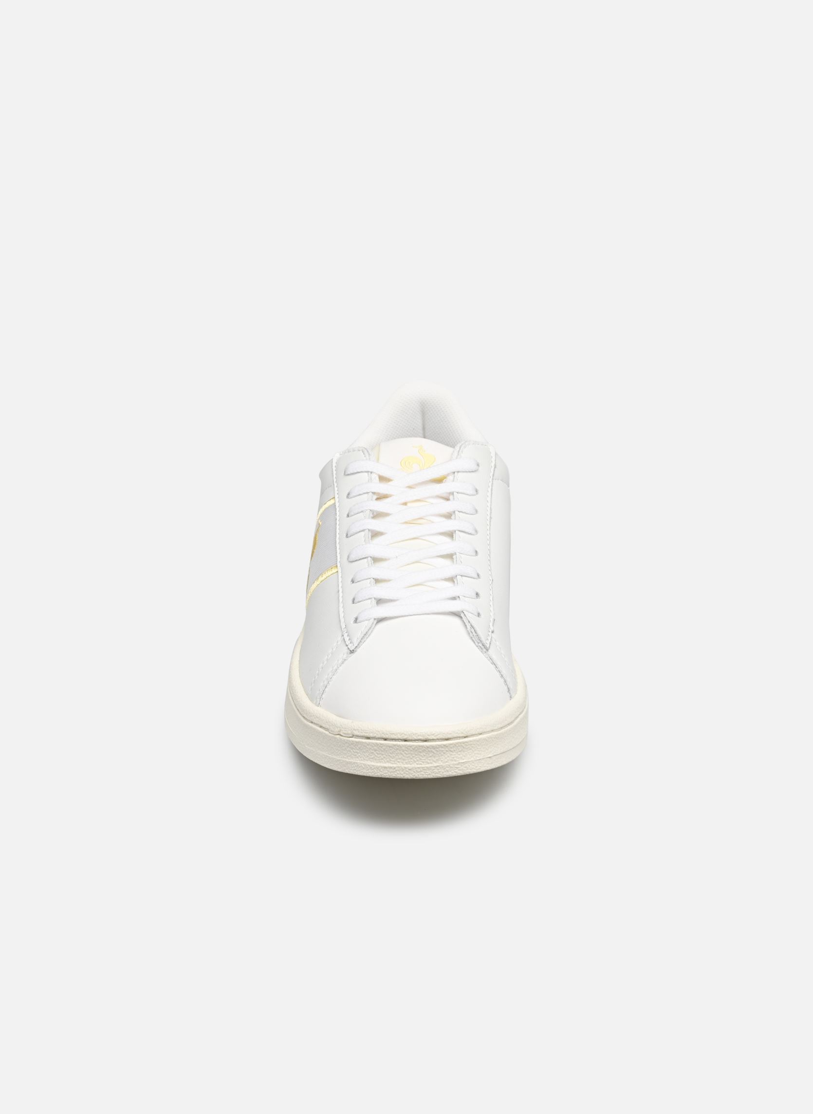 Niedrige Sneaker CLASSIC SOFT damen weiß Le Coq Sportif Niedrige Sneaker CLASSIC SOFT damen weiß OPTICAL WHITE/FRENCH VANILLA