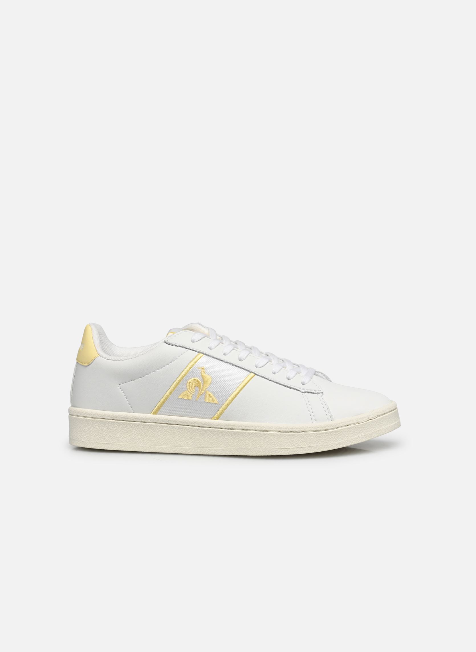 Niedrige Sneaker CLASSIC SOFT damen weiß Le Coq Sportif Niedrige Sneaker CLASSIC SOFT damen weiß OPTICAL WHITE/FRENCH VANILLA