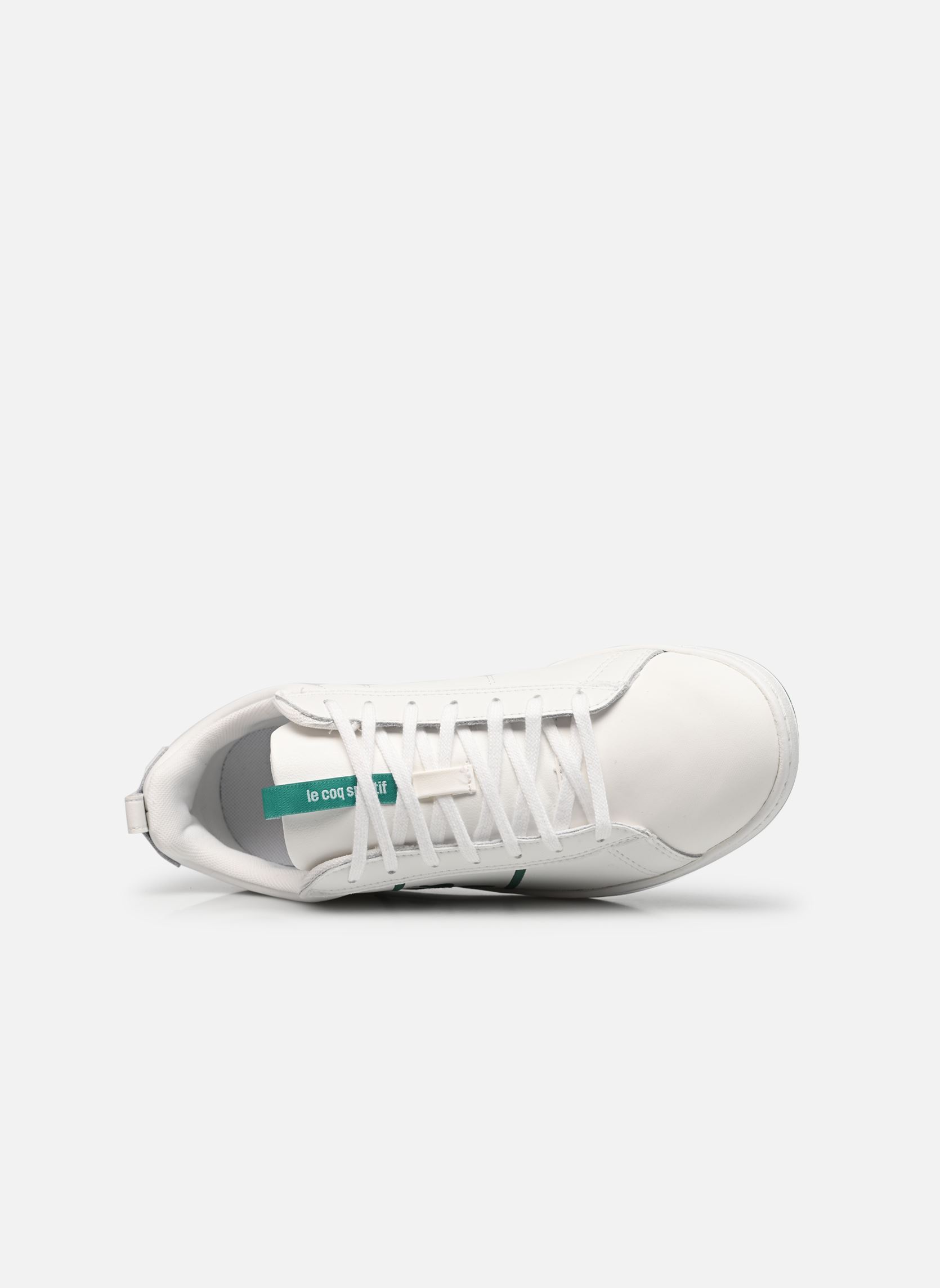 Baskets basses COURTCLASSIC SPORT homme blanc Le Coq Sportif Baskets basses COURTCLASSIC SPORT homme blanc Optical White/Vert Clair