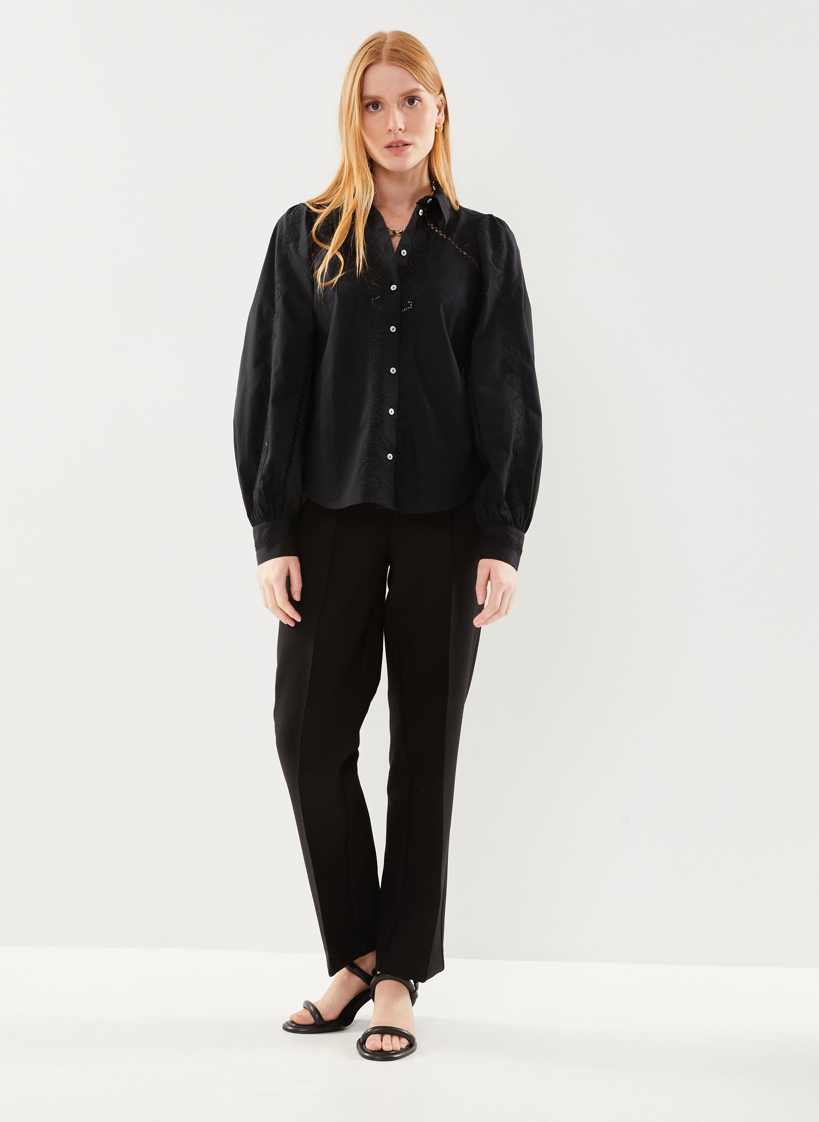Hemden Yaskenora Ls Shirt S. Noos dames zwart Y.A.S Hemden Yaskenora Ls Shirt S. Noos dames zwart BLACK