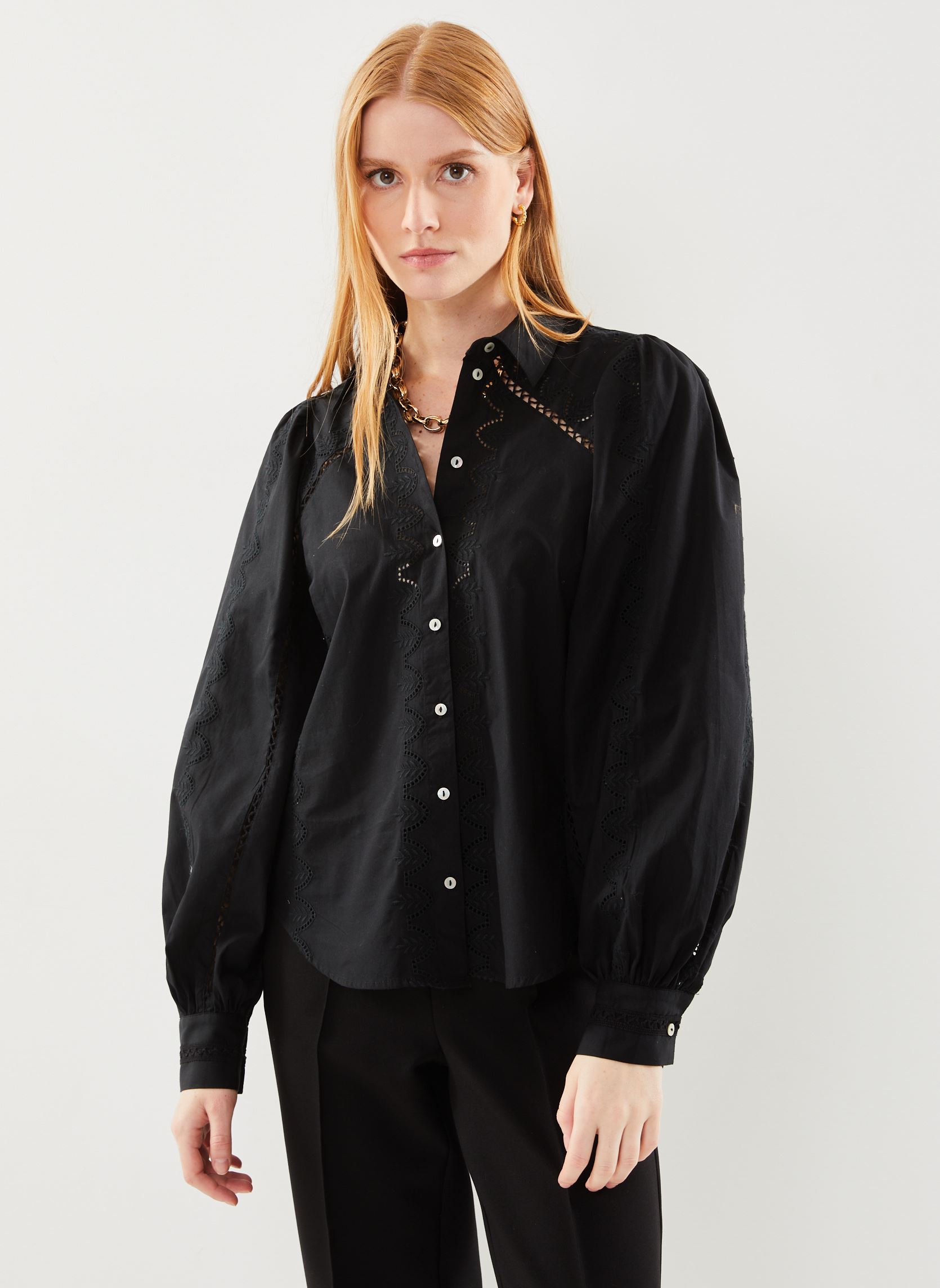 Hemden Yaskenora Ls Shirt S. Noos dames zwart Y.A.S Hemden Yaskenora Ls Shirt S. Noos dames zwart BLACK