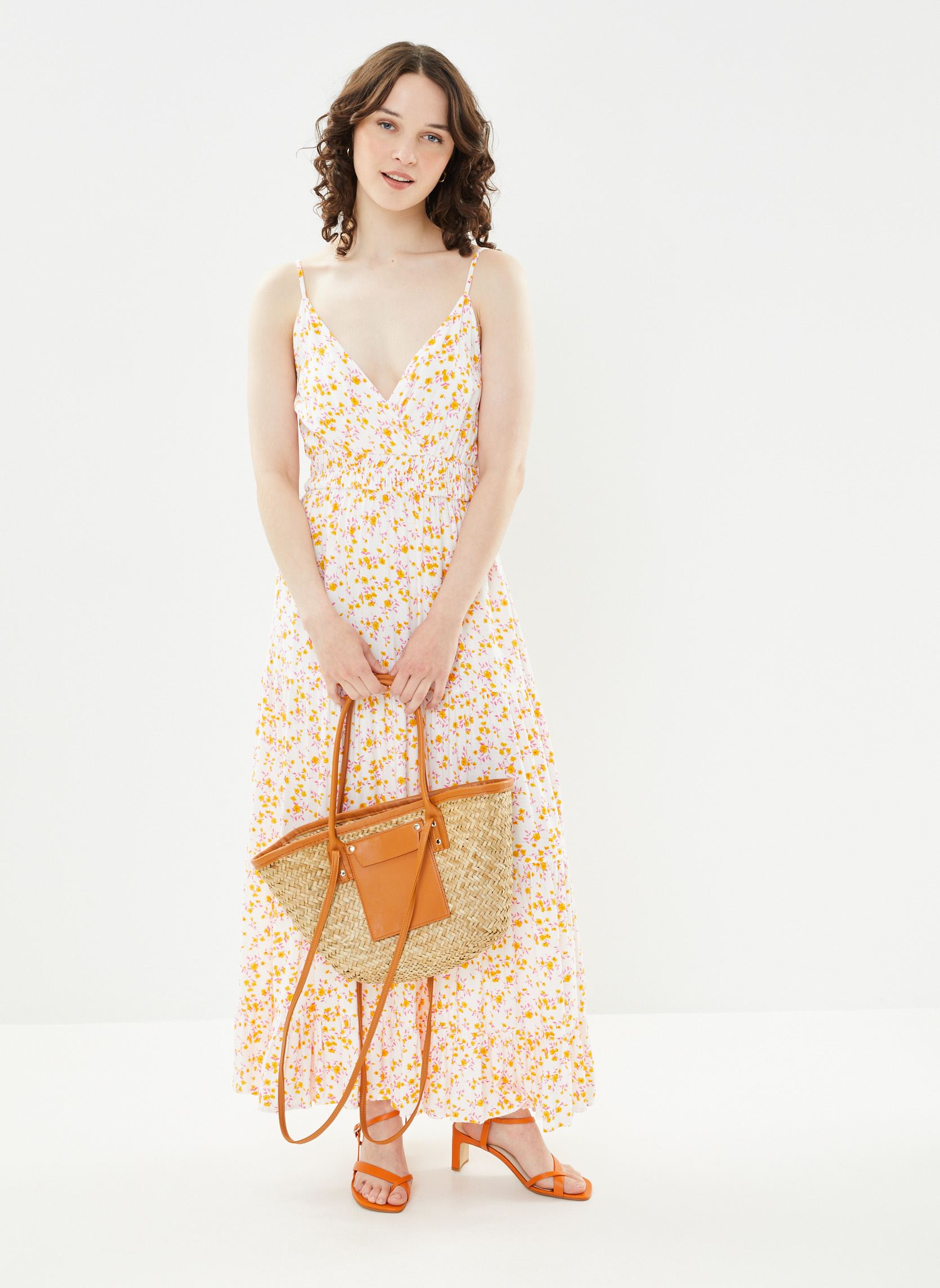 Lange jurken Yasmicca Sl Ankle Dress S. dames wit Y.A.S Lange jurken Yasmicca Sl Ankle Dress S. dames wit STAR WHITE