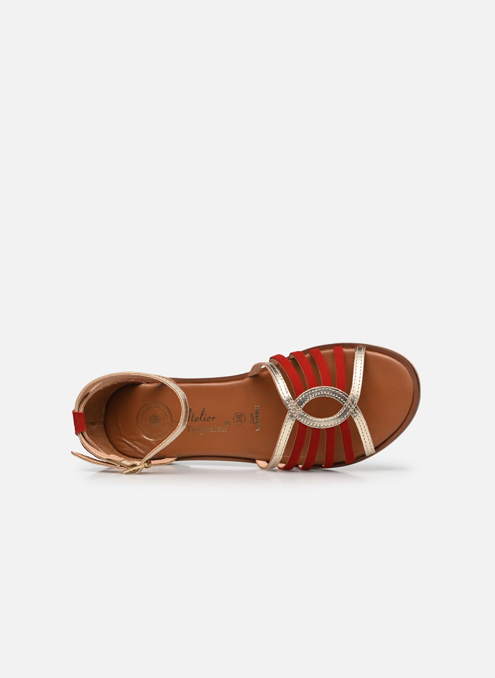 Sandalen Il 2011 damen rot L'Atelier Tropézien Sandalen Il 2011 damen rot RED