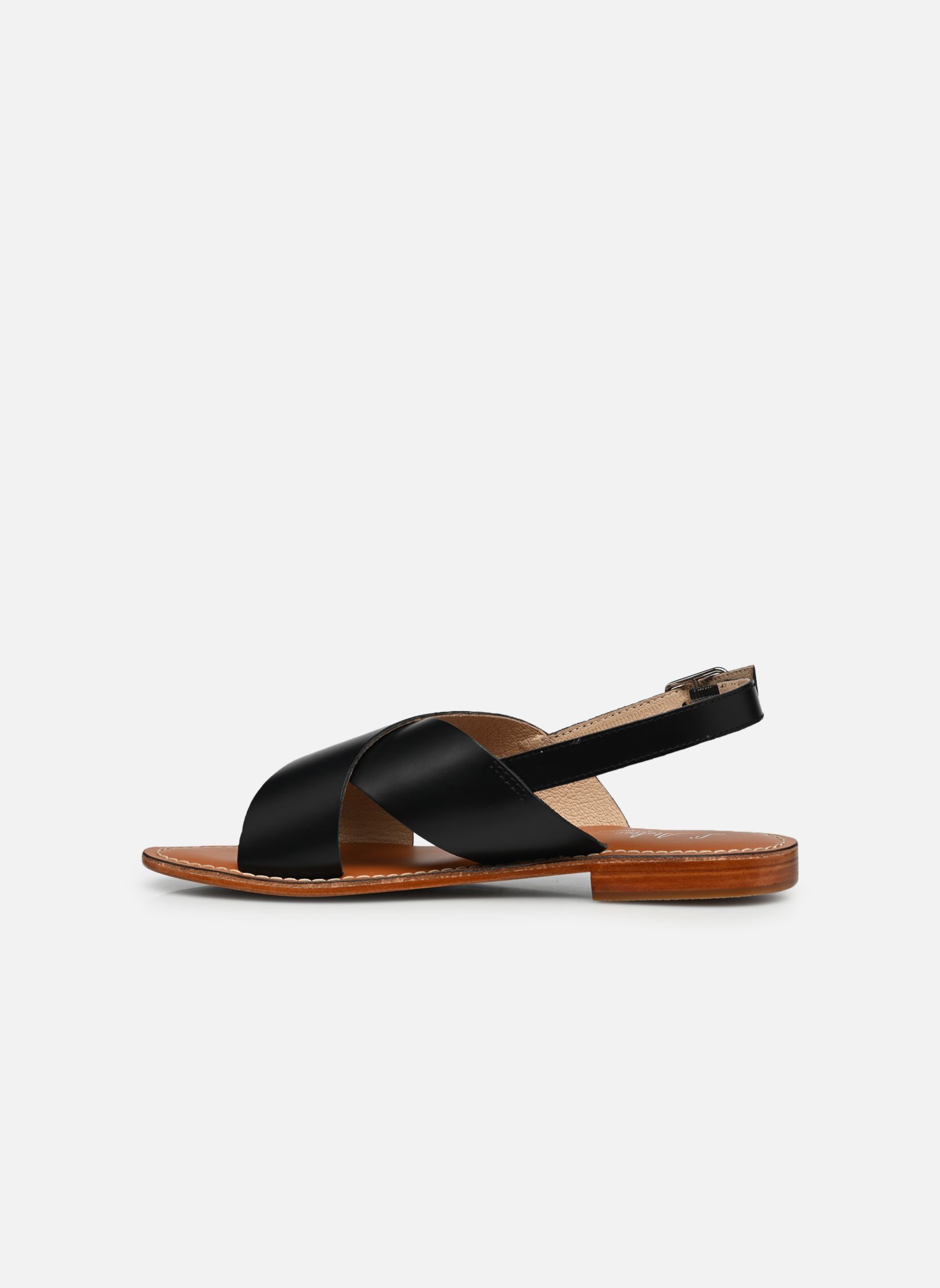 Sandalen Fanny dames zwart L'Atelier Tropézien Sandalen Fanny dames zwart BLACK