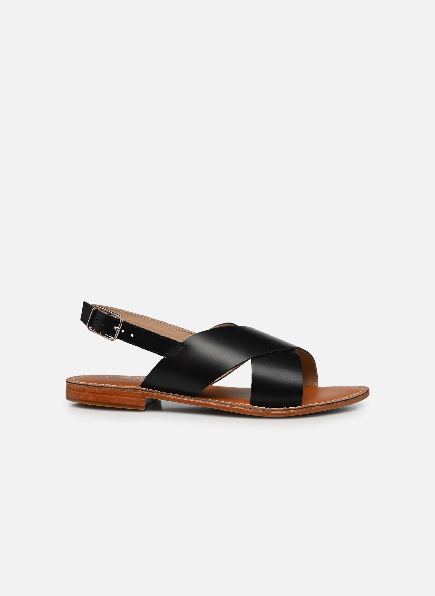 Sandalen Fanny dames zwart L'Atelier Tropézien Sandalen Fanny dames zwart BLACK