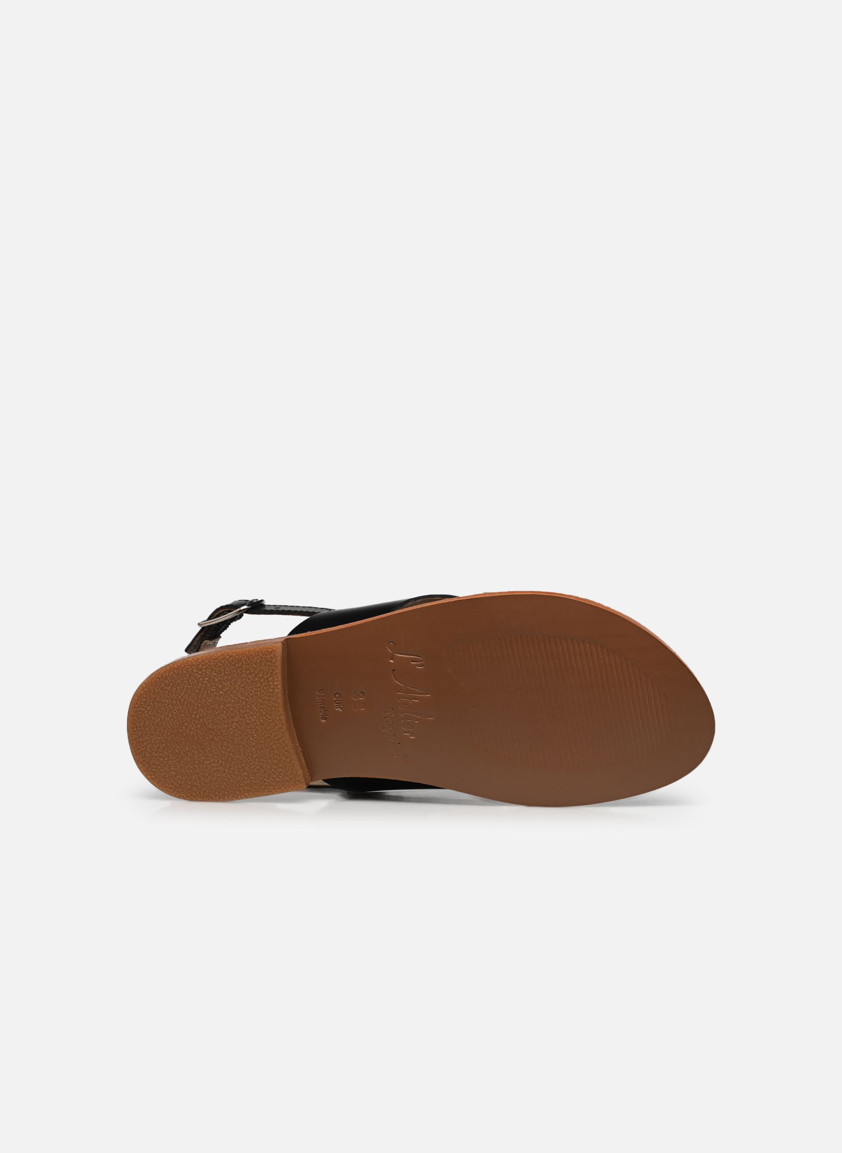 Sandalen Fanny dames zwart L'Atelier Tropézien Sandalen Fanny dames zwart BLACK