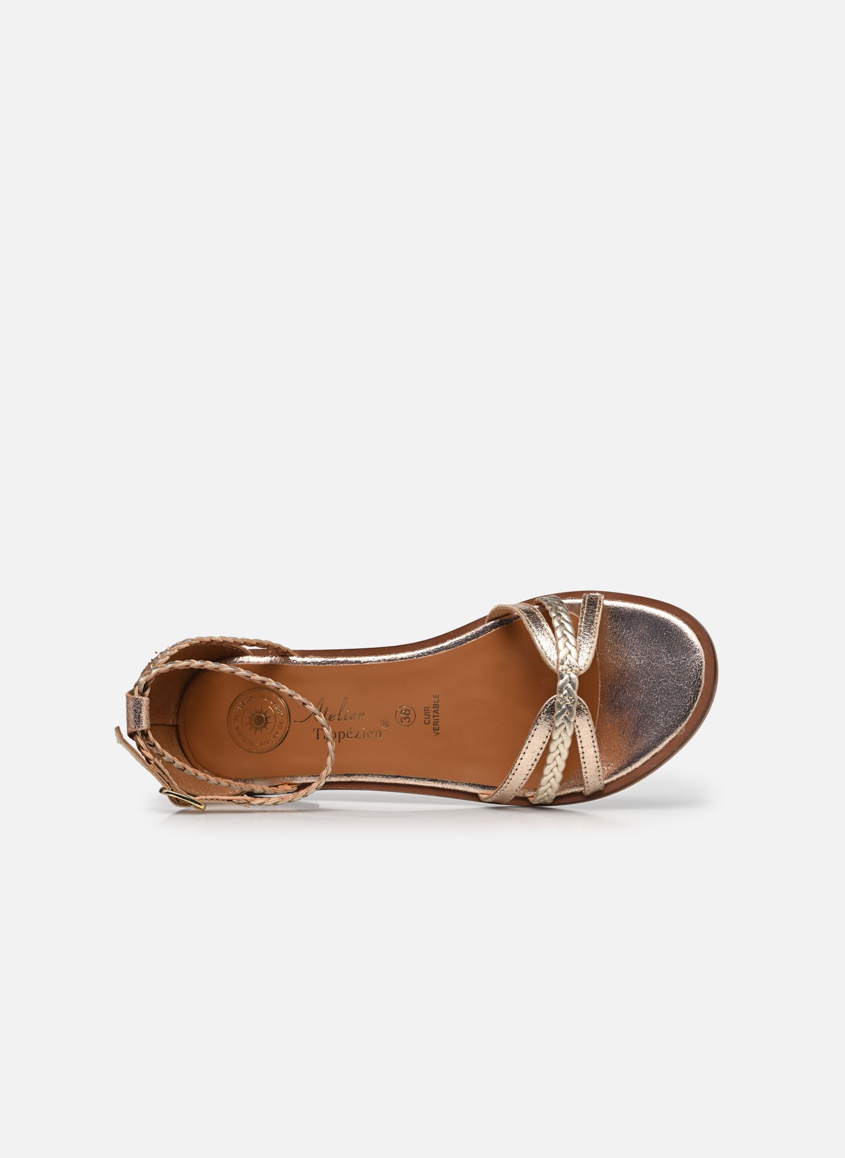 Sandalen Il 601 damen gold und bronze L'Atelier Tropézien Sandalen Il 601 damen gold und bronze GOLD