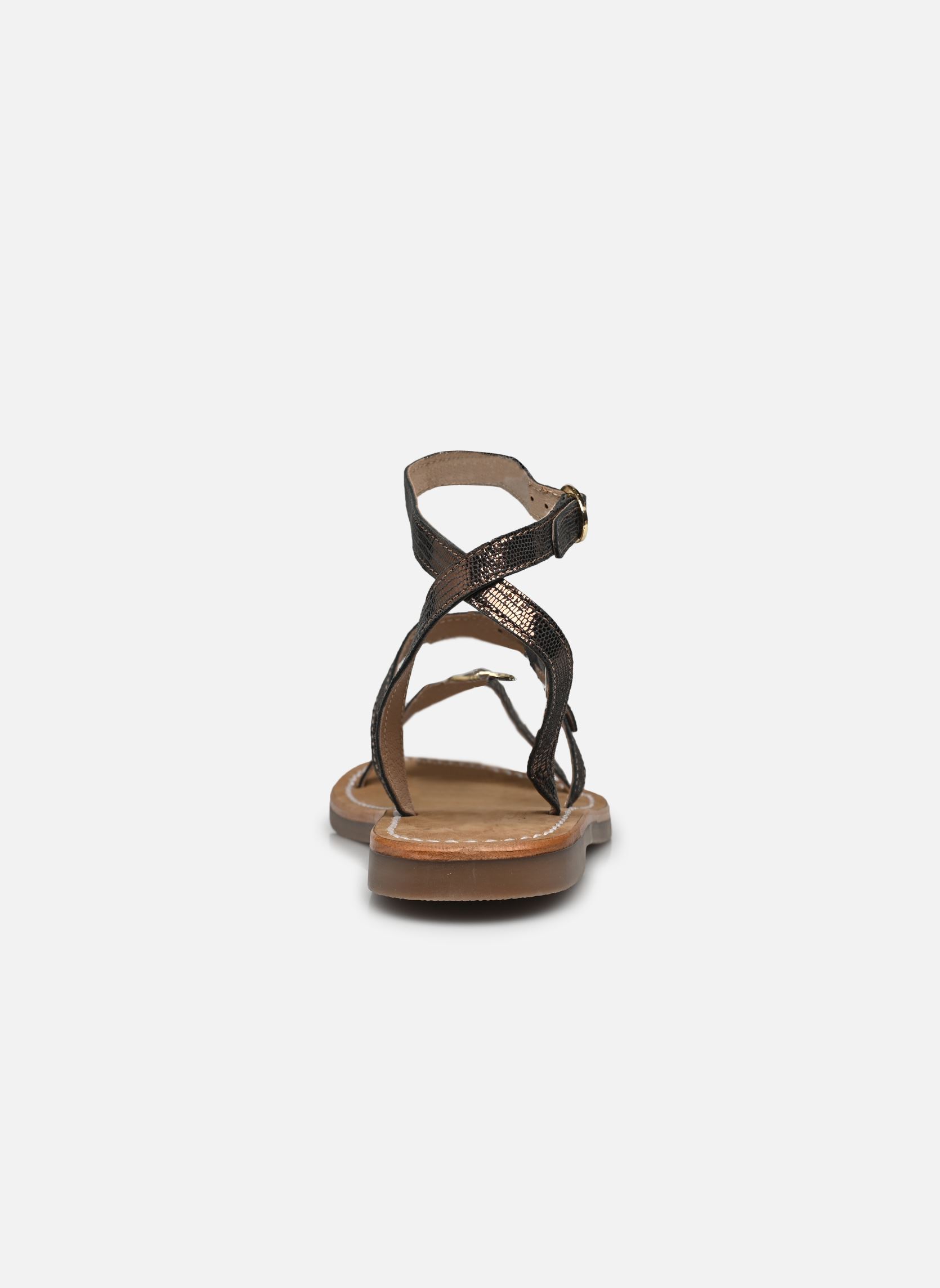 Sandales Sh 315 femme or et bronze L'Atelier Tropézien Sandales Sh 315 femme or et bronze BLACK