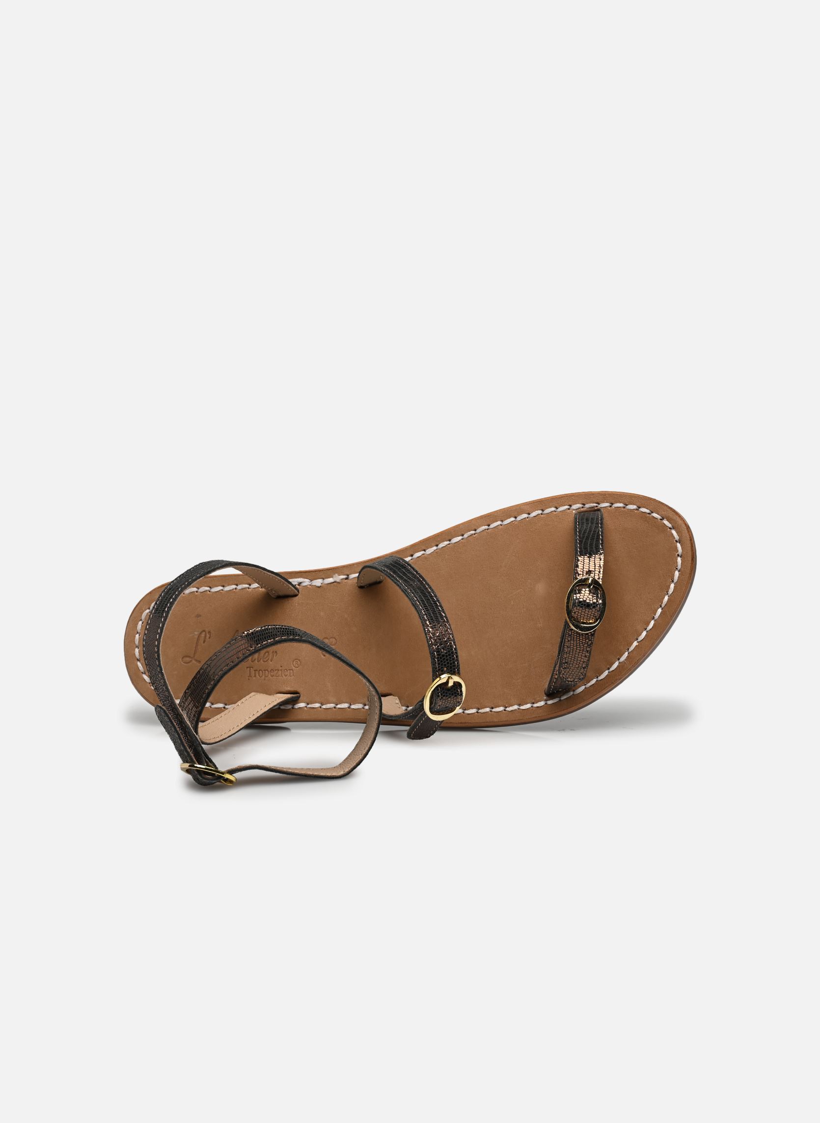 Sandales Sh 315 femme or et bronze L'Atelier Tropézien Sandales Sh 315 femme or et bronze BLACK