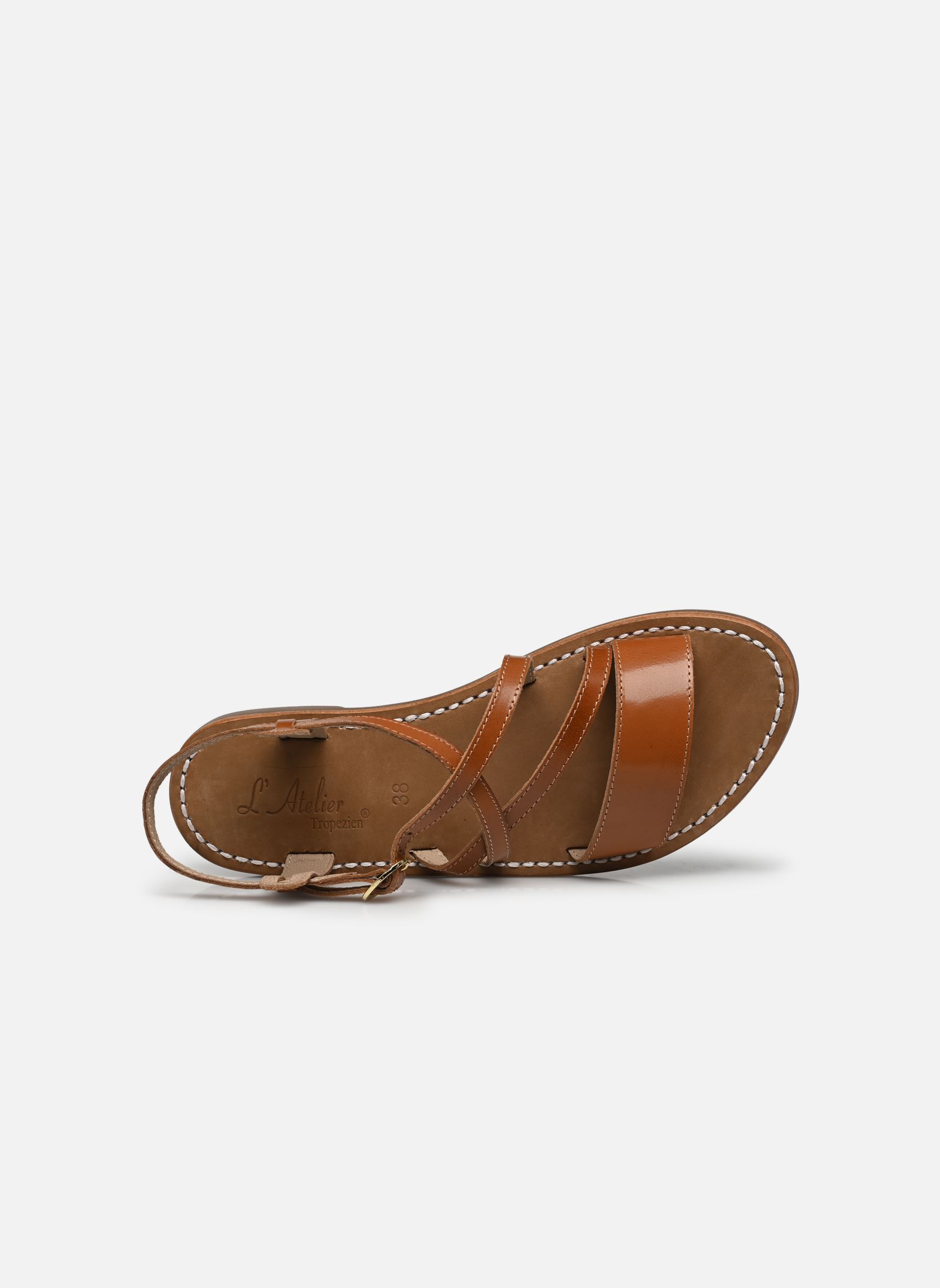 Sandali Sh 312 donna marrone L'Atelier Tropézien Sandali Sh 312 donna marrone TAN
