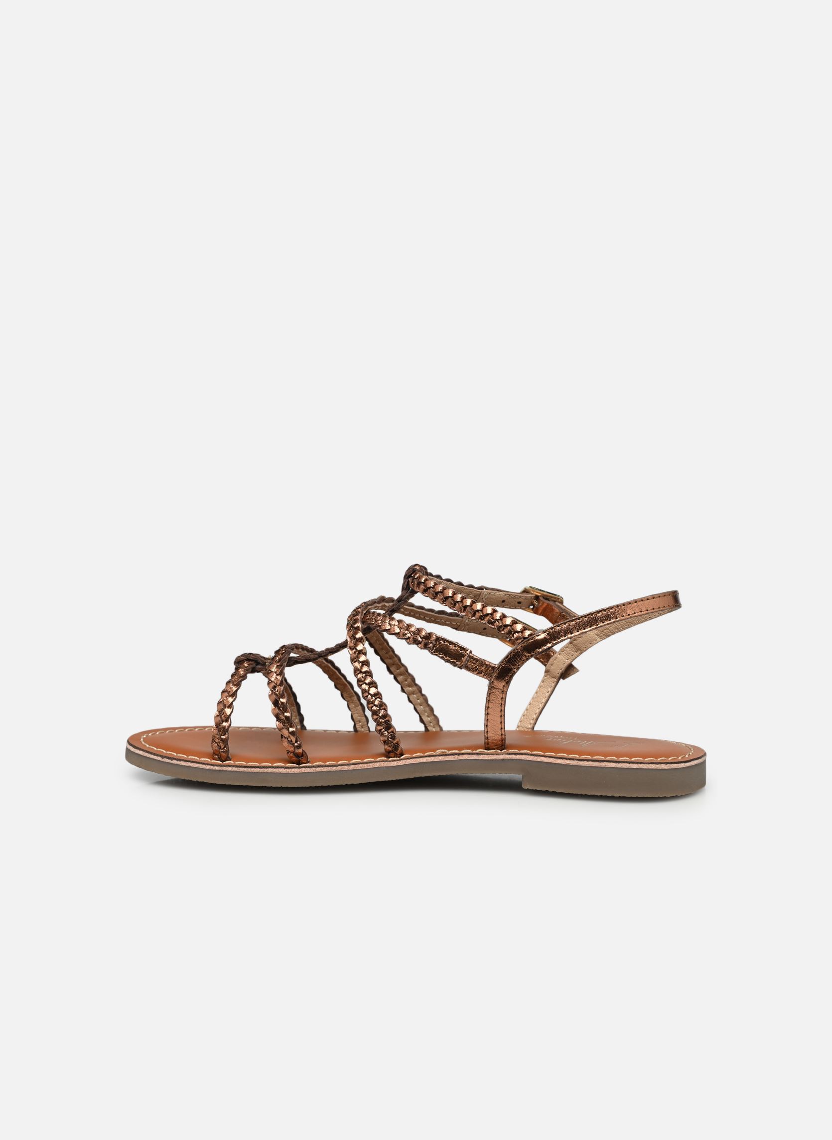Sandalen Fleur damen gold und bronze L'Atelier Tropézien Sandalen Fleur damen gold und bronze BRONZE