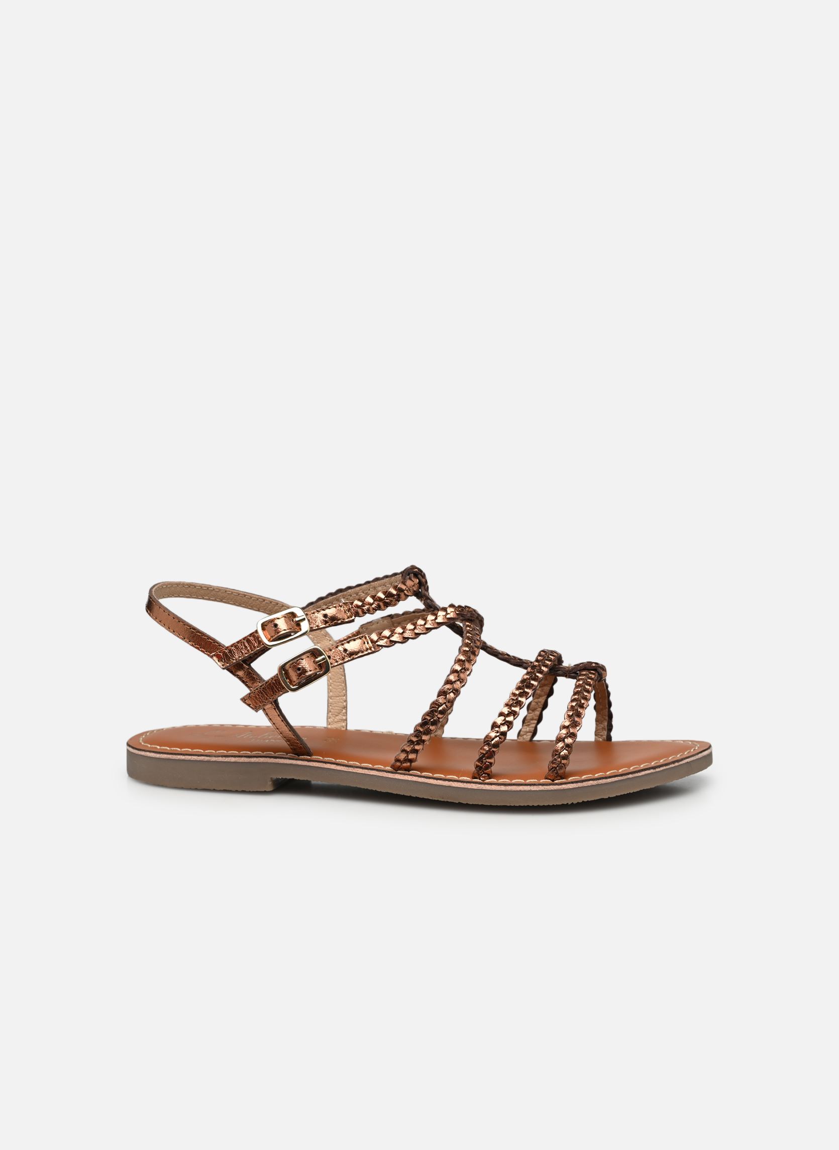 Sandalen Fleur damen gold und bronze L'Atelier Tropézien Sandalen Fleur damen gold und bronze BRONZE