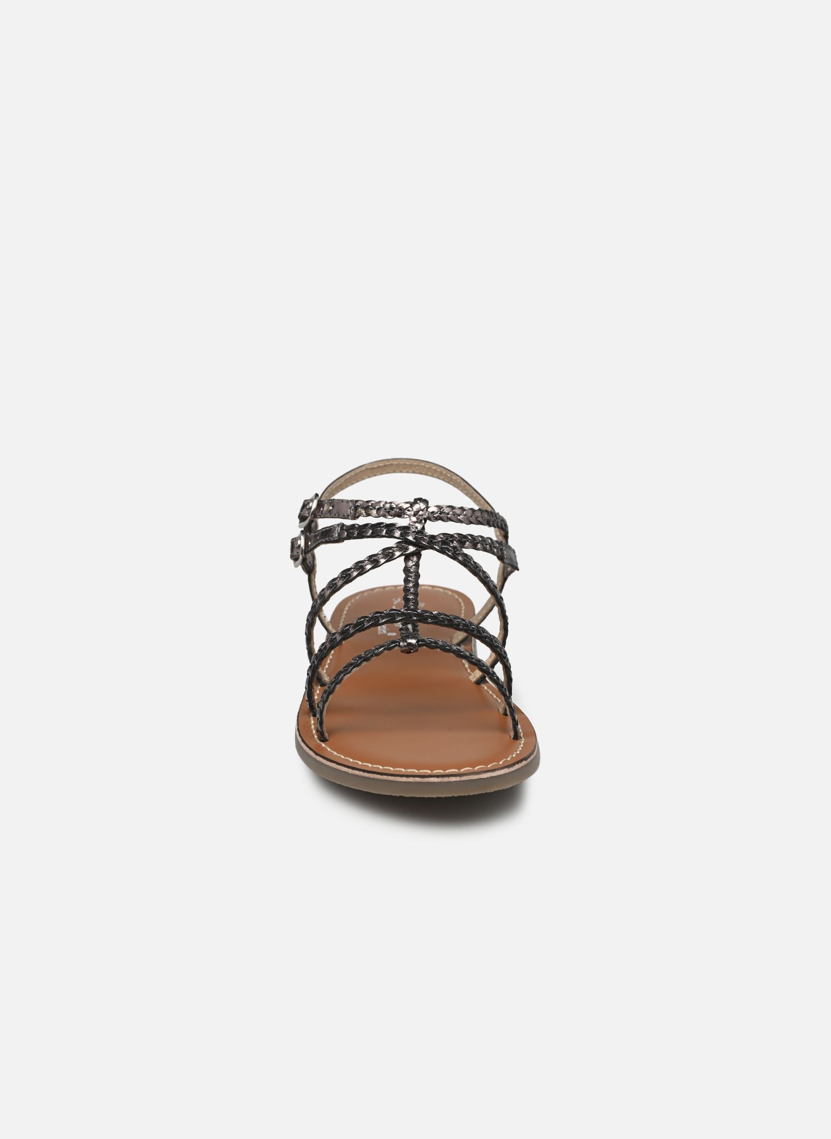Sandalen Fleur damen silber L'Atelier Tropézien Sandalen Fleur damen silber PEWTER