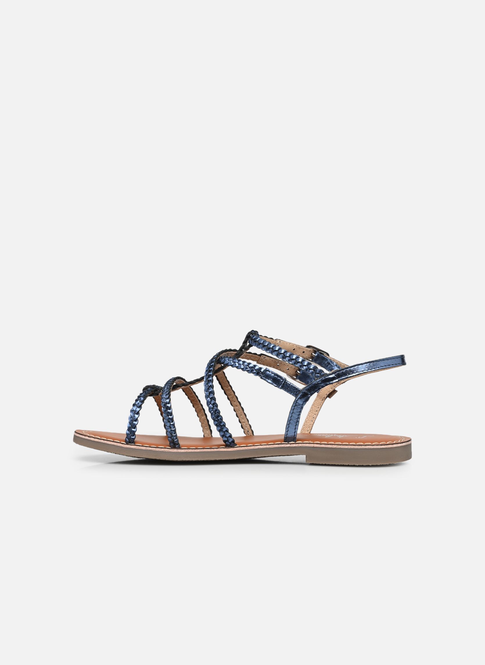 Sandalen Fleur dames blauw L'Atelier Tropézien Sandalen Fleur dames blauw BLUE MET