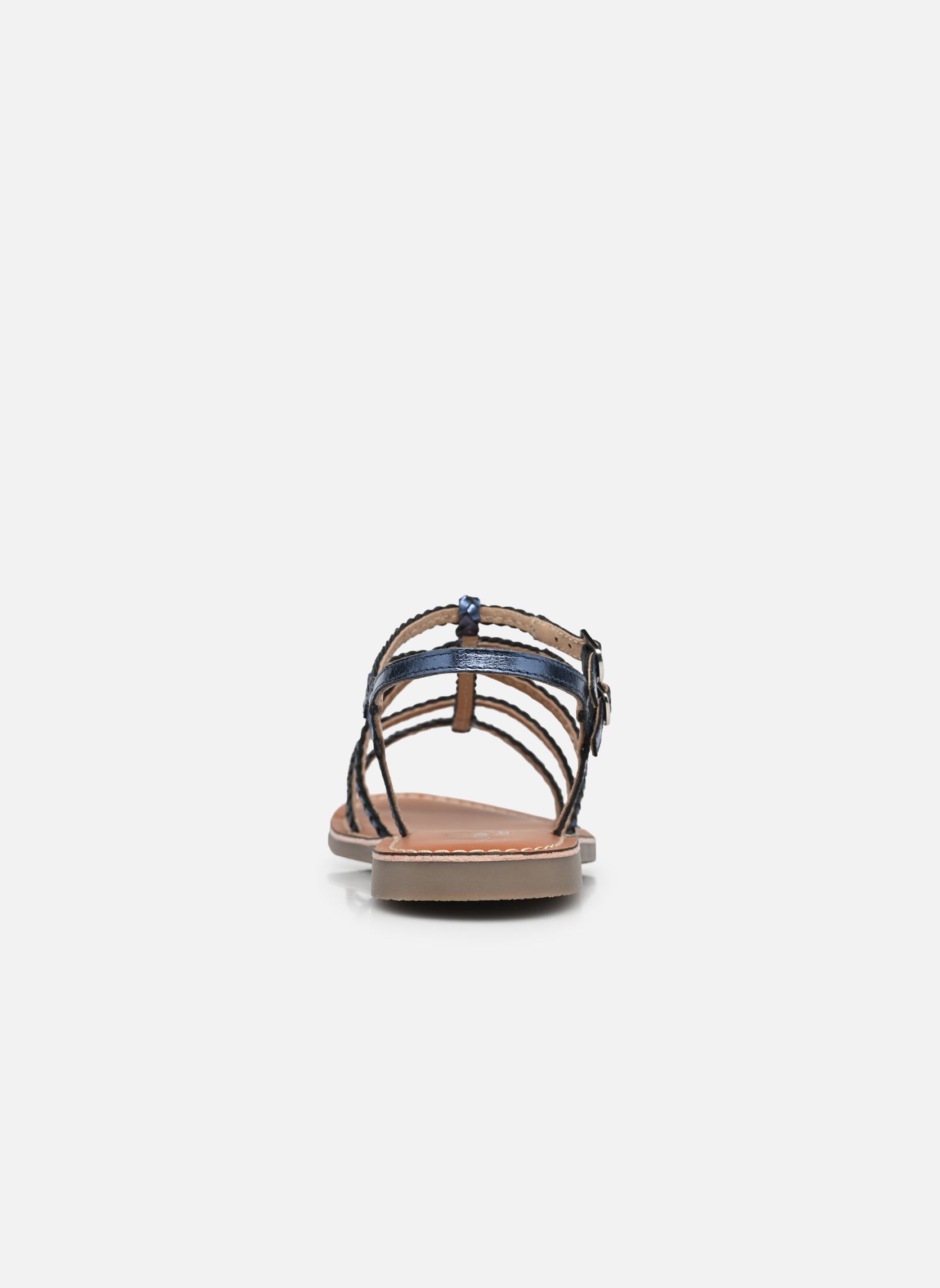 Sandalen Fleur dames blauw L'Atelier Tropézien Sandalen Fleur dames blauw BLUE MET