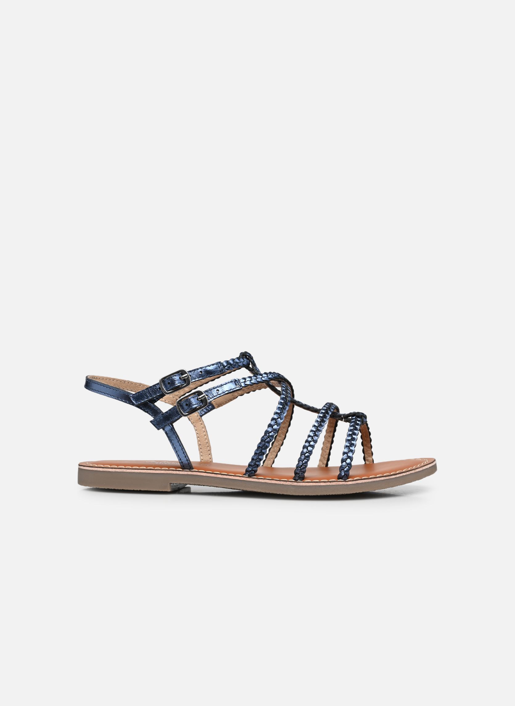 Sandalen Fleur dames blauw L'Atelier Tropézien Sandalen Fleur dames blauw BLUE MET