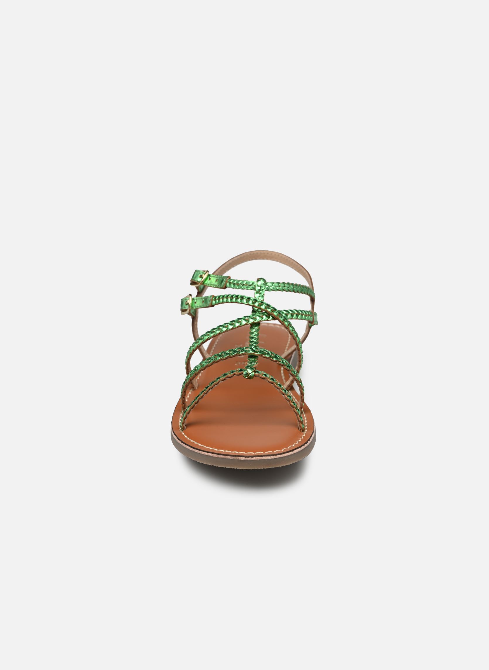 Sandales Fleur femme vert L'Atelier Tropézien Sandales Fleur femme vert GREEN