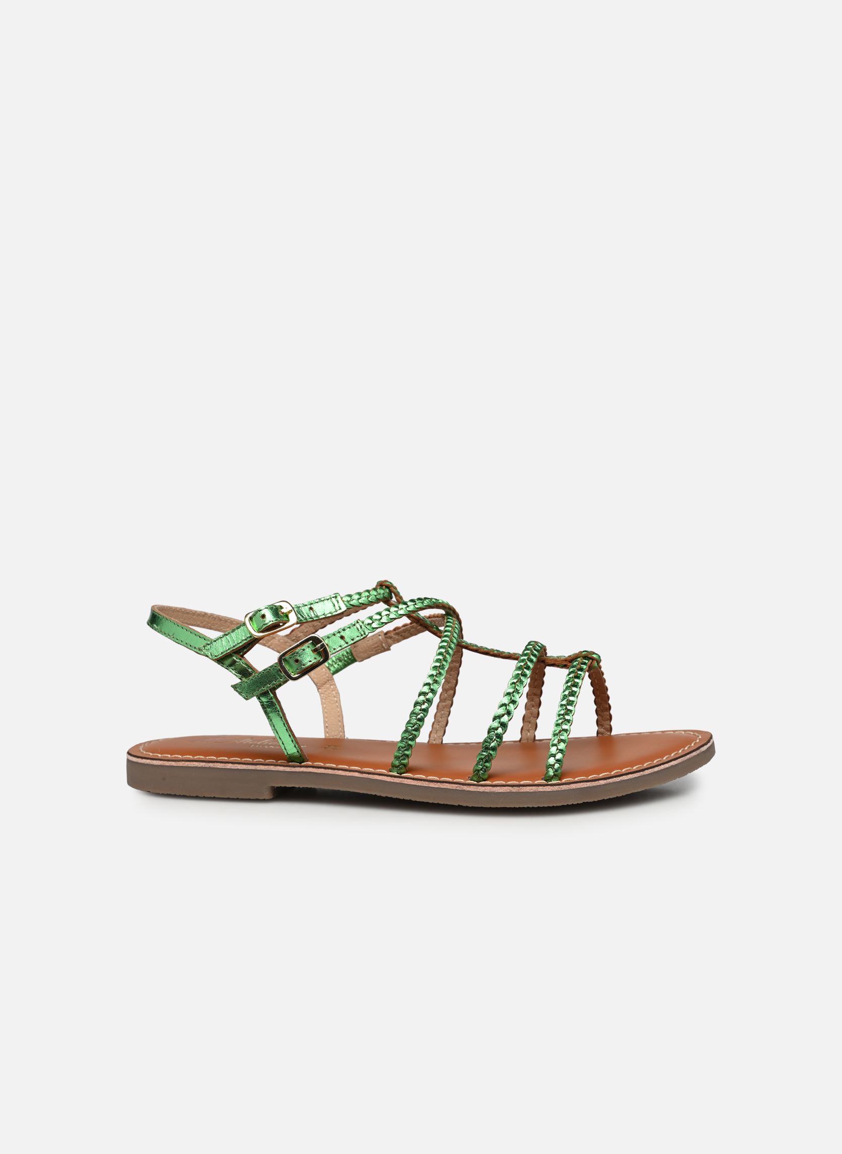 Sandales Fleur femme vert L'Atelier Tropézien Sandales Fleur femme vert GREEN