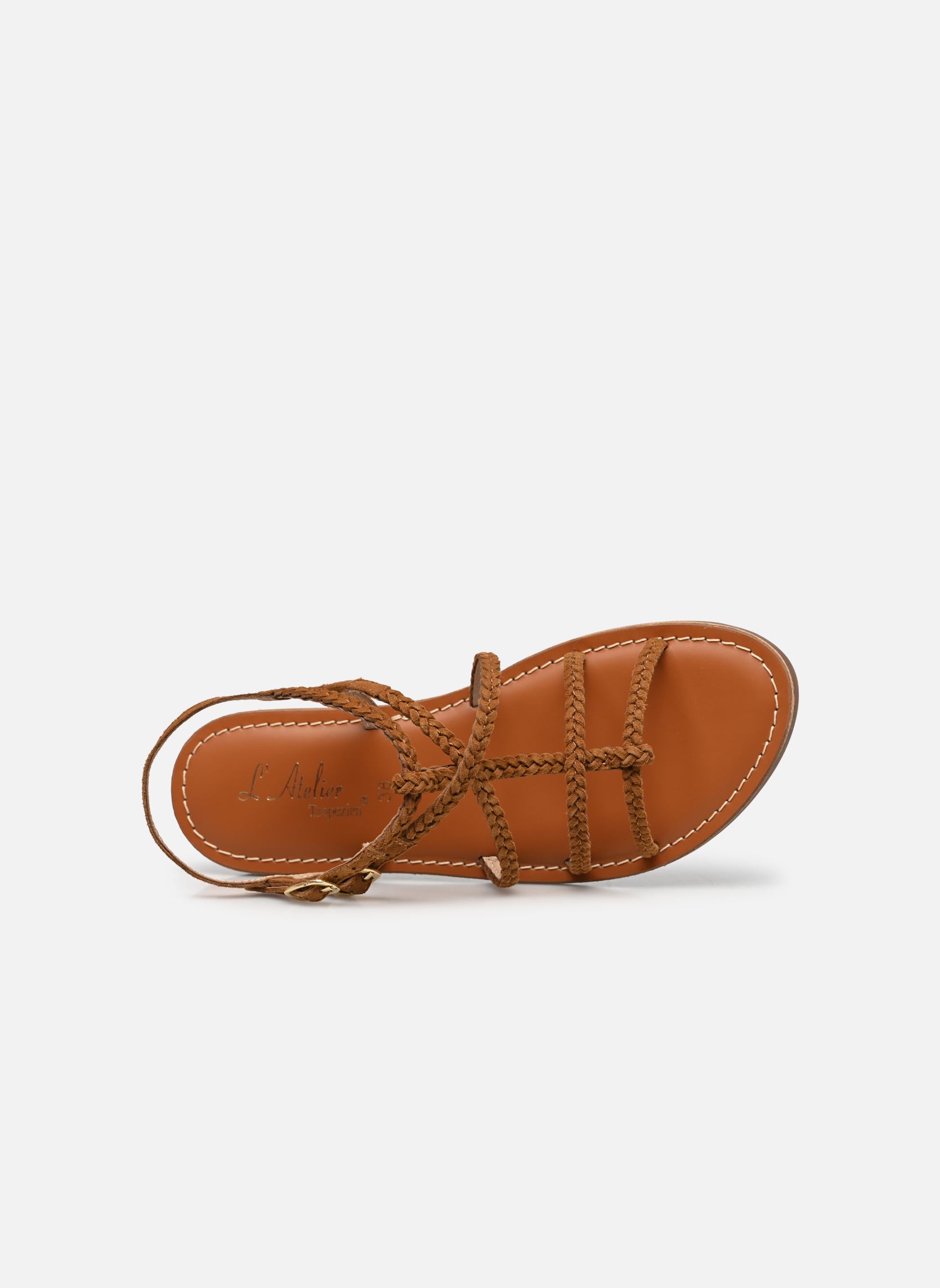 Sandalen Fleur damen braun L'Atelier Tropézien Sandalen Fleur damen braun TAN SUEDE
