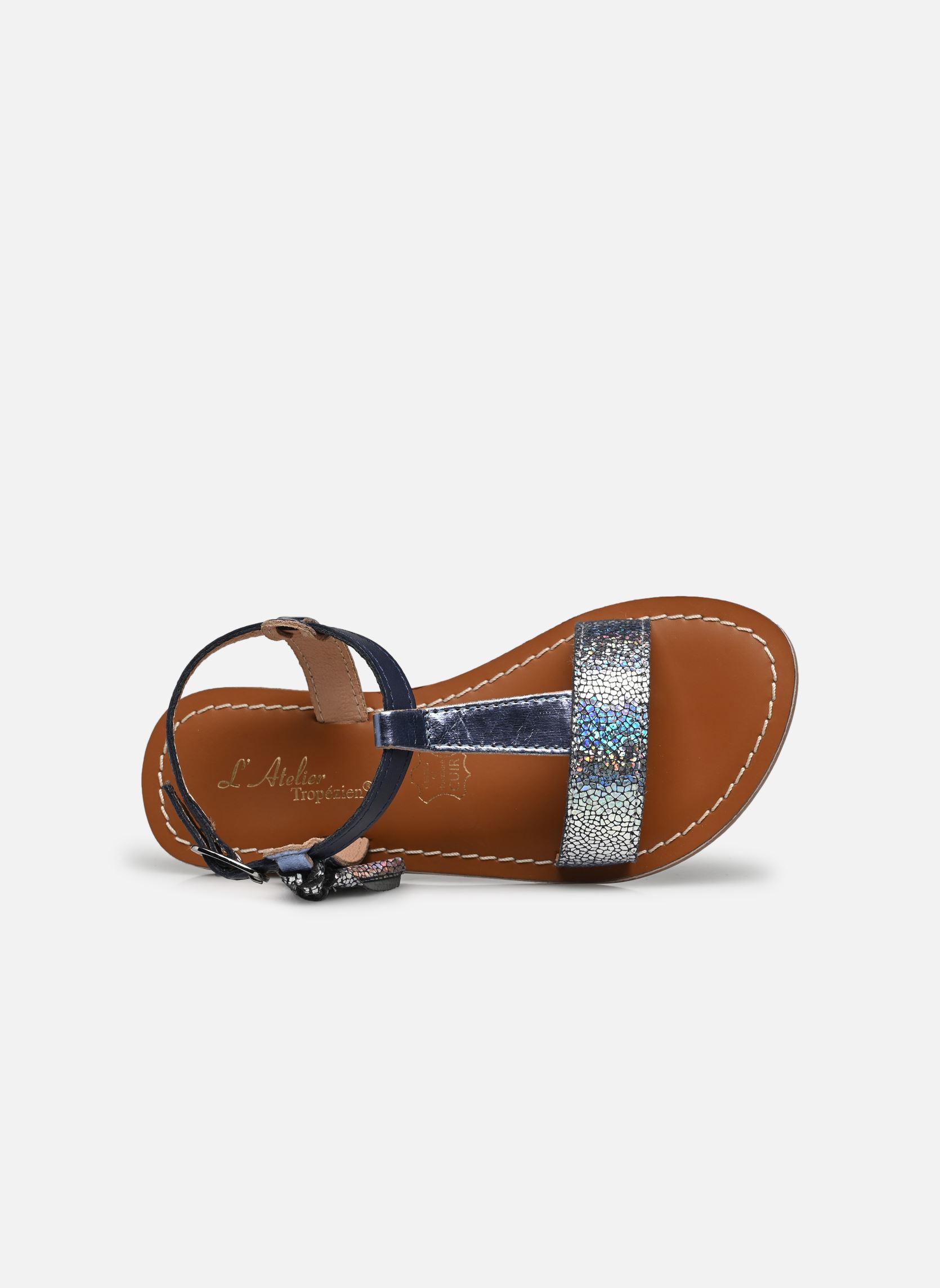 Sandales Il 306 fille bleu L'Atelier Tropézien Sandales Il 306 fille bleu BLUE