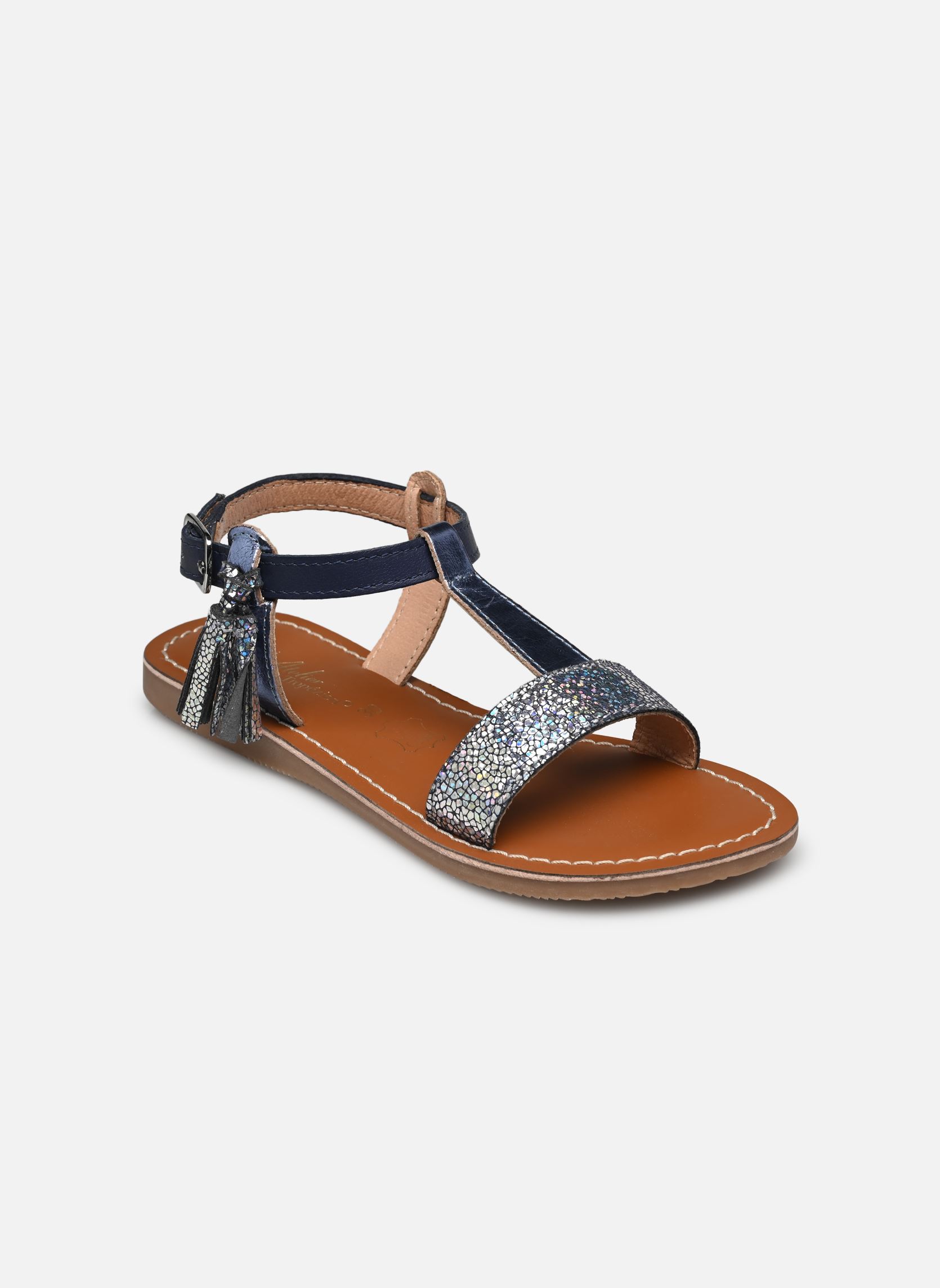 Sandales Il 306 fille bleu L'Atelier Tropézien Sandales Il 306 fille bleu BLUE