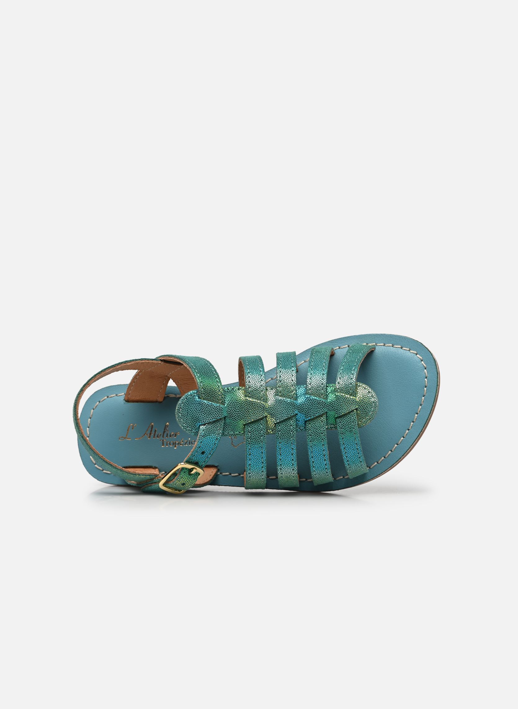 Sandalen Ch 314 mädchen blau L'Atelier Tropézien Sandalen Ch 314 mädchen blau AQUA
