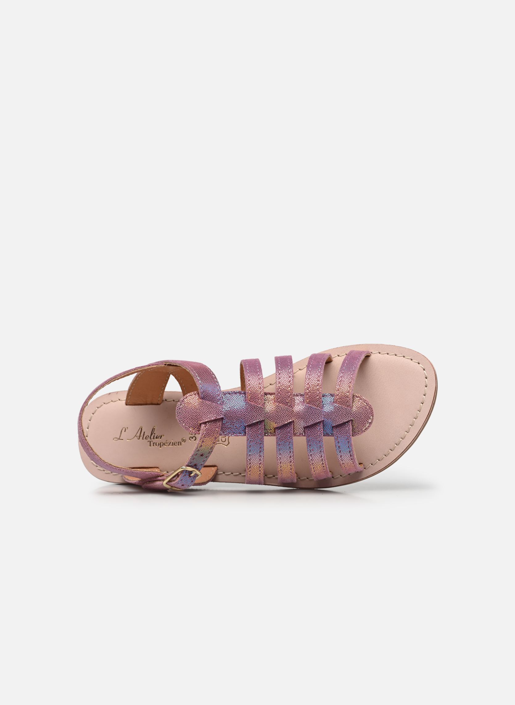 Sandales Ch 314 fille rose L'Atelier Tropézien Sandales Ch 314 fille rose BABY PINK