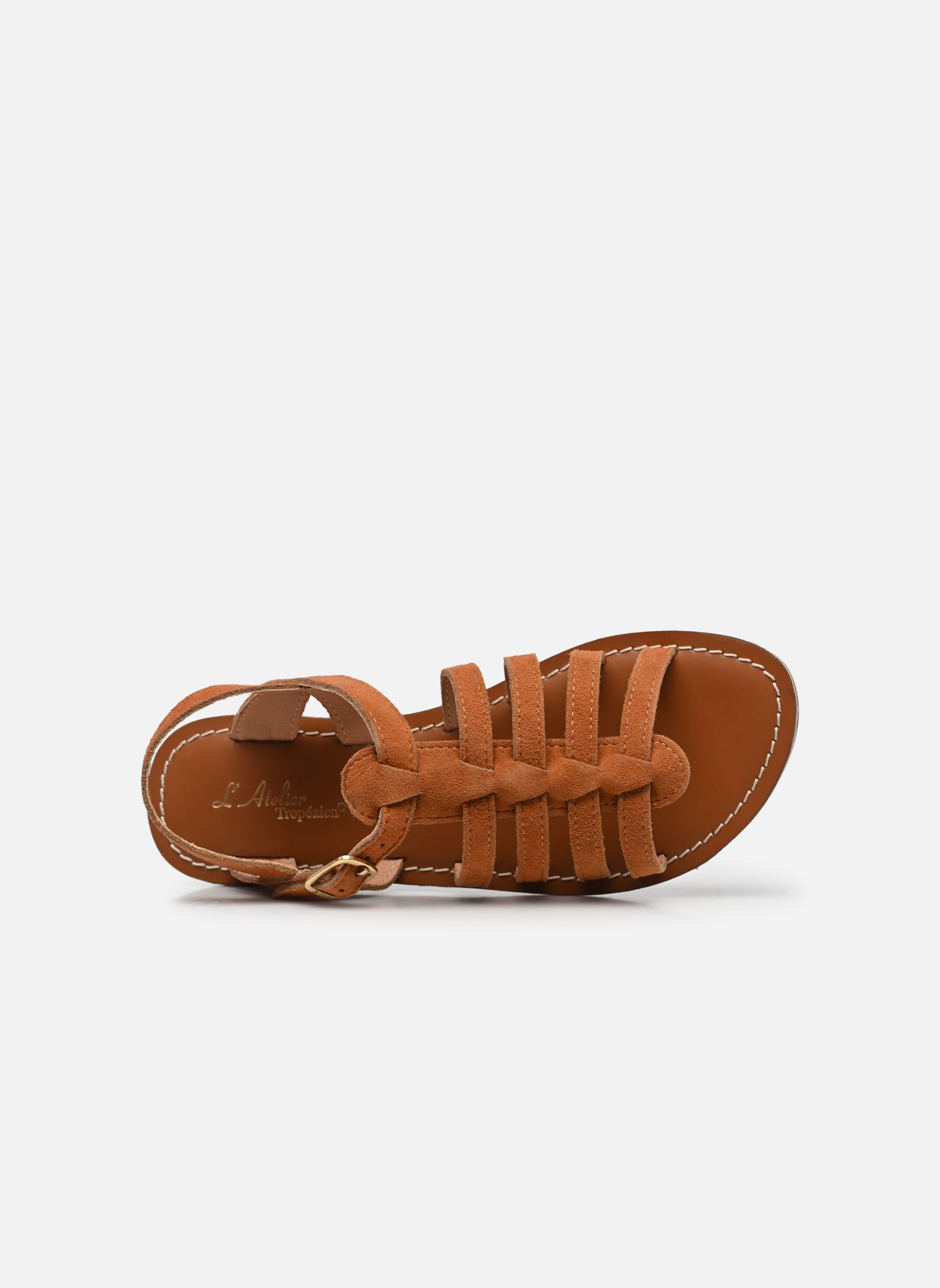 Sandalen Ch 314 mädchen orange L'Atelier Tropézien Sandalen Ch 314 mädchen orange ORANGE SUEDE