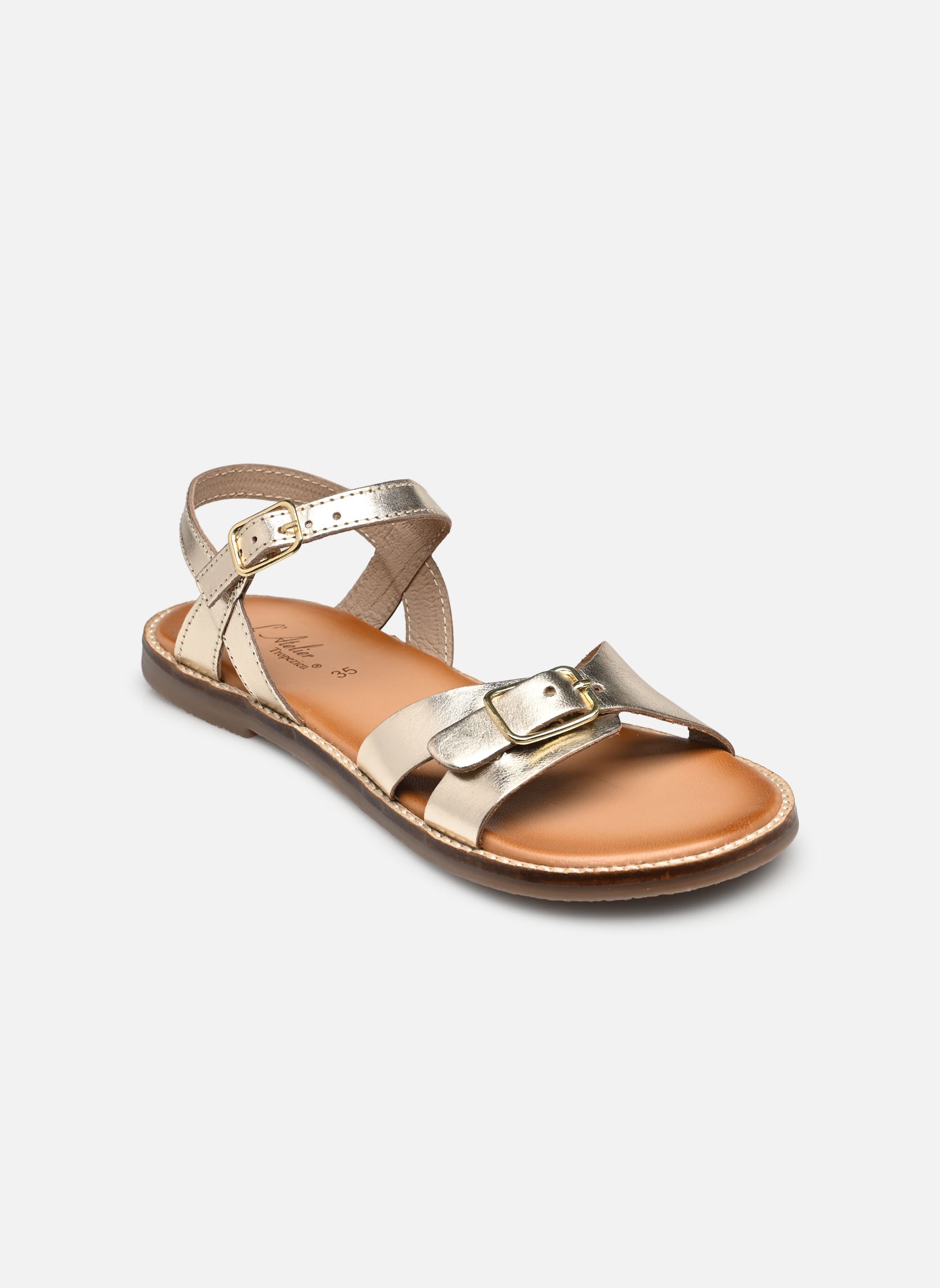 Sandales Sh 352 fille or et bronze L'Atelier Tropézien Sandales Sh 352 fille or et bronze GOLD