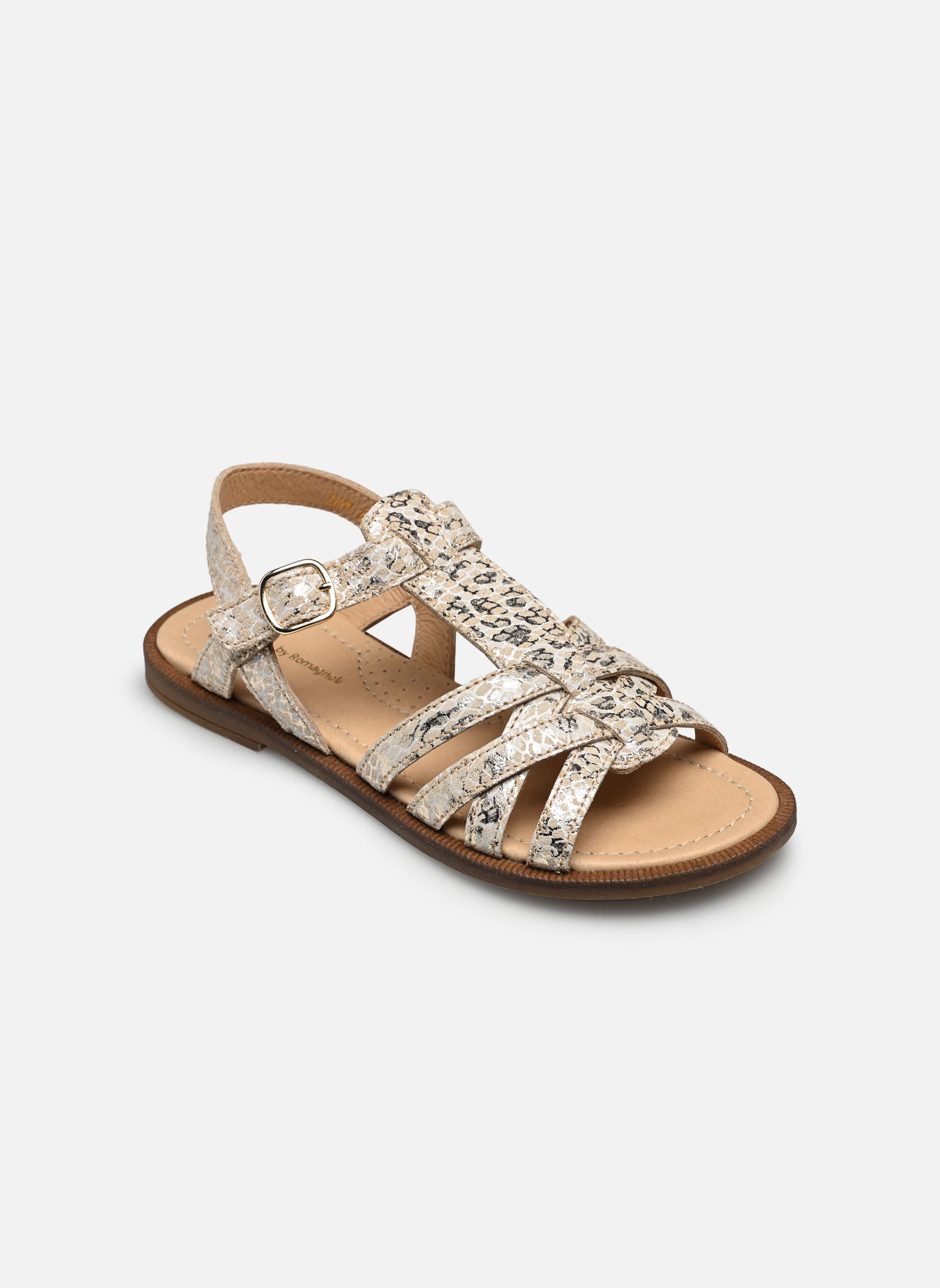 Sandales 2775 fille or et bronze Romagnoli Sandales 2775 fille or et bronze IVOIRE