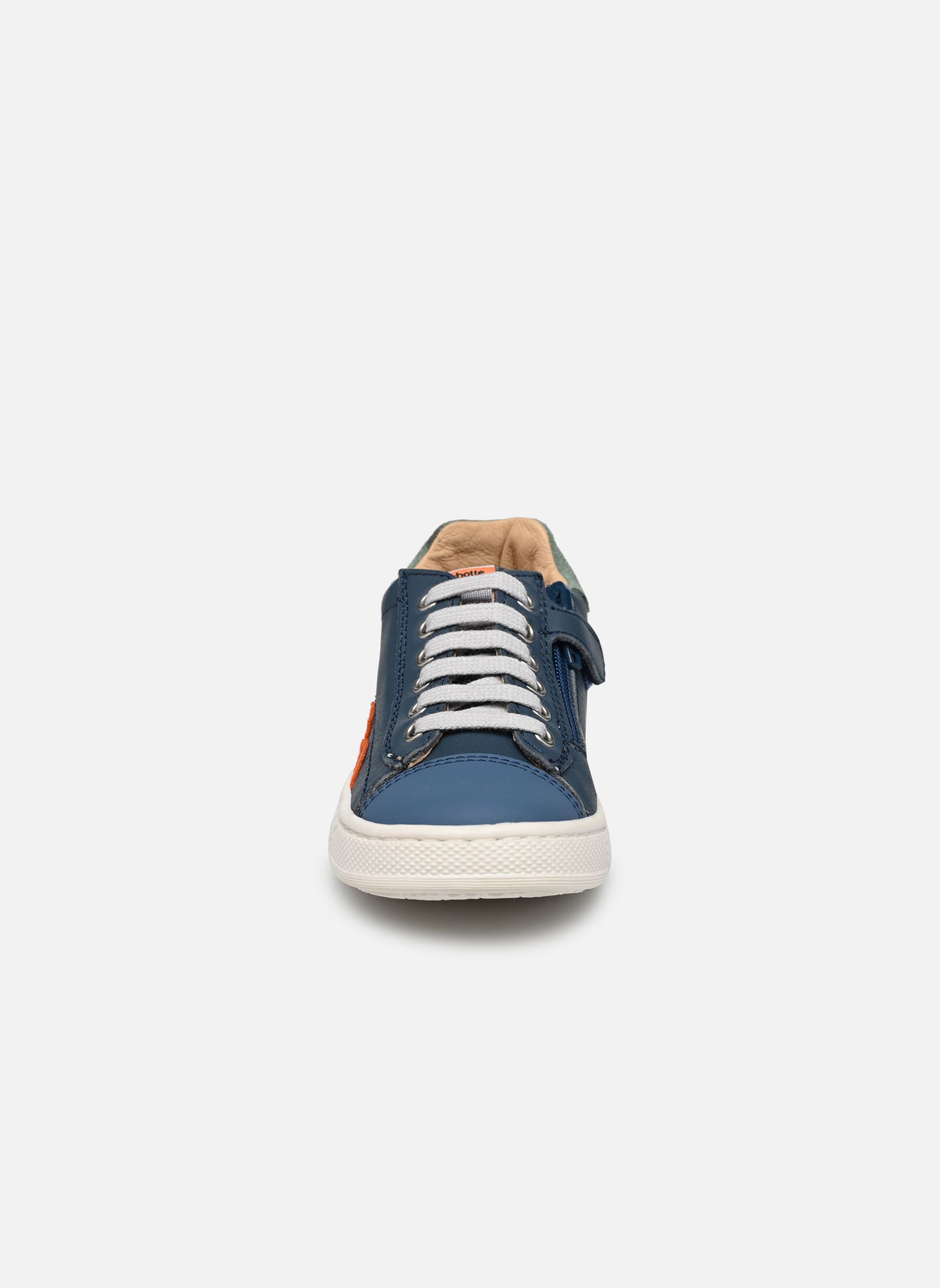 Niedrige Sneaker Alert jungen blau Babybotte Niedrige Sneaker Alert jungen blau BLEU