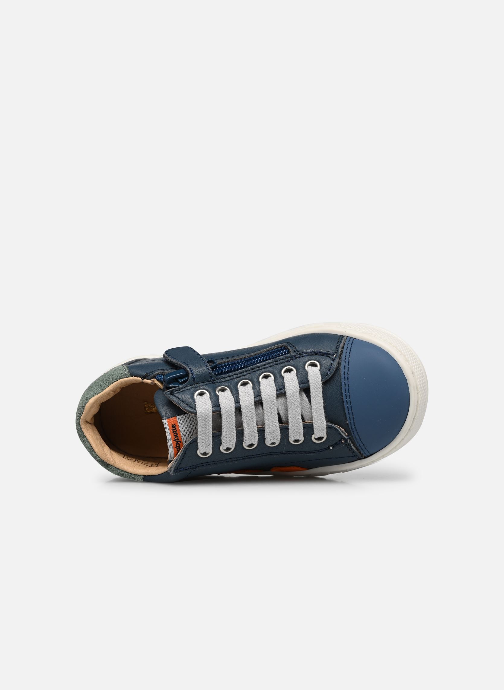 Niedrige Sneaker Alert jungen blau Babybotte Niedrige Sneaker Alert jungen blau BLEU